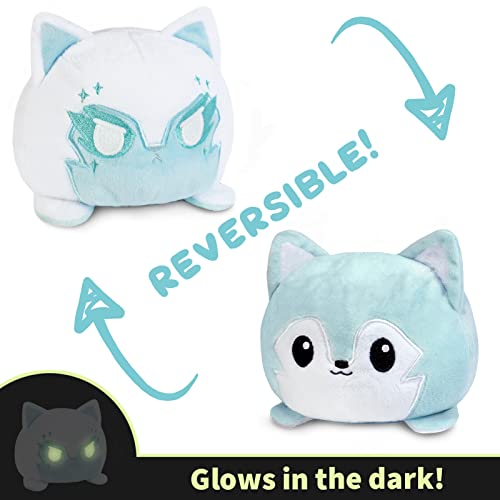 Foto 4 pulgar | Peluche Teeturtle Reversible Wolf Celestial White + Blue - Venta Internacional.