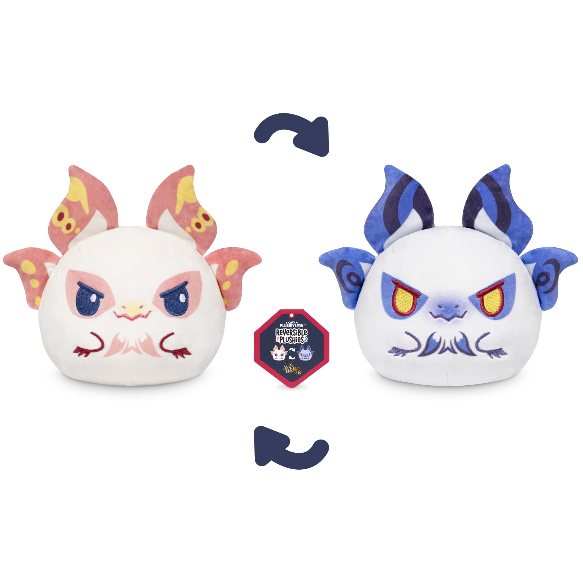 Foto 4 pulgar | Teetortuga De Peluche Monster Hunter Mizutsune Reversible, 10 Cm - Venta Internacional.