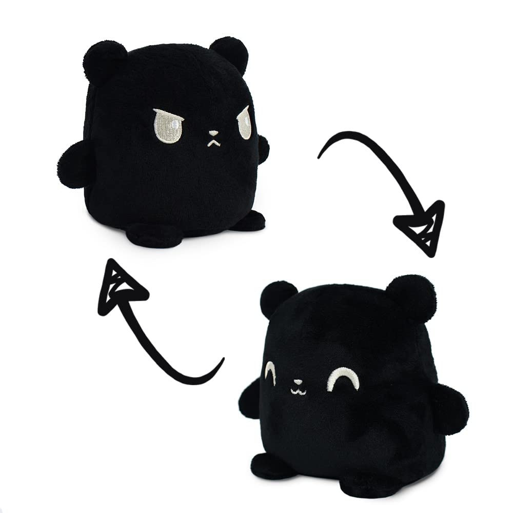Foto 2 pulgar | Juguete De Peluche Teeturtle Plushmates, Magnético, Reversible, Con Oso Negro - Venta Internacional.