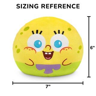 Foto 4 | Pantalones Cuadrados De Peluche Con Forma De Tortuga Y Bob Esponja, 6, Reversibles, 15 Cm - Venta Internacional.
