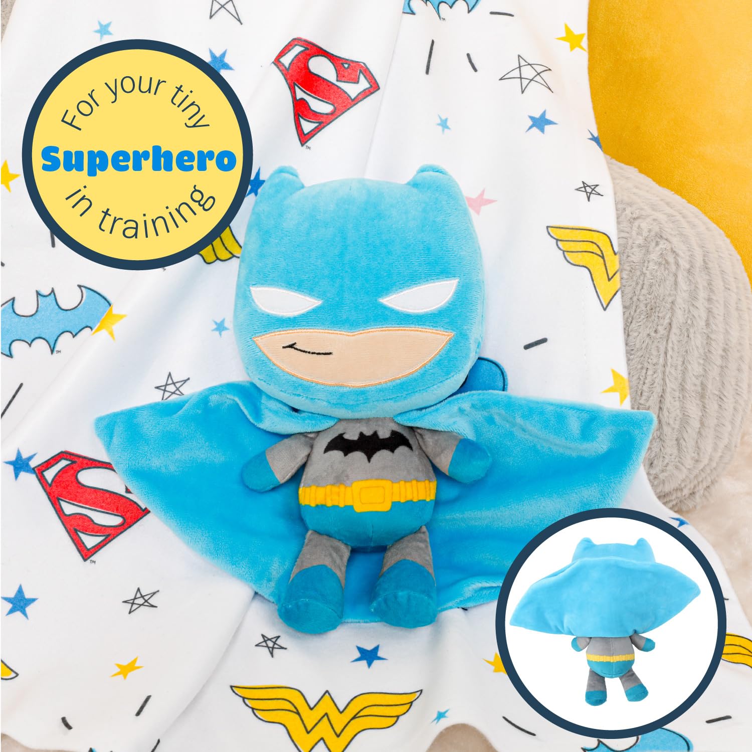 Foto 4 | Animal De Peluche Preferido Por Los Niños Dc Comics The Batman, 25 Cm - Venta Internacional.