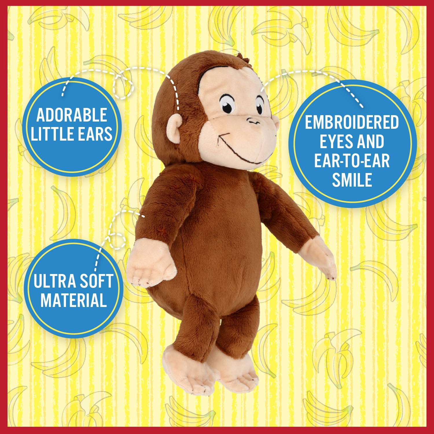Foto 4 pulgar | Peluche De Peluche Kids Preferred Curious George, 20 Cm - Venta Internacional.