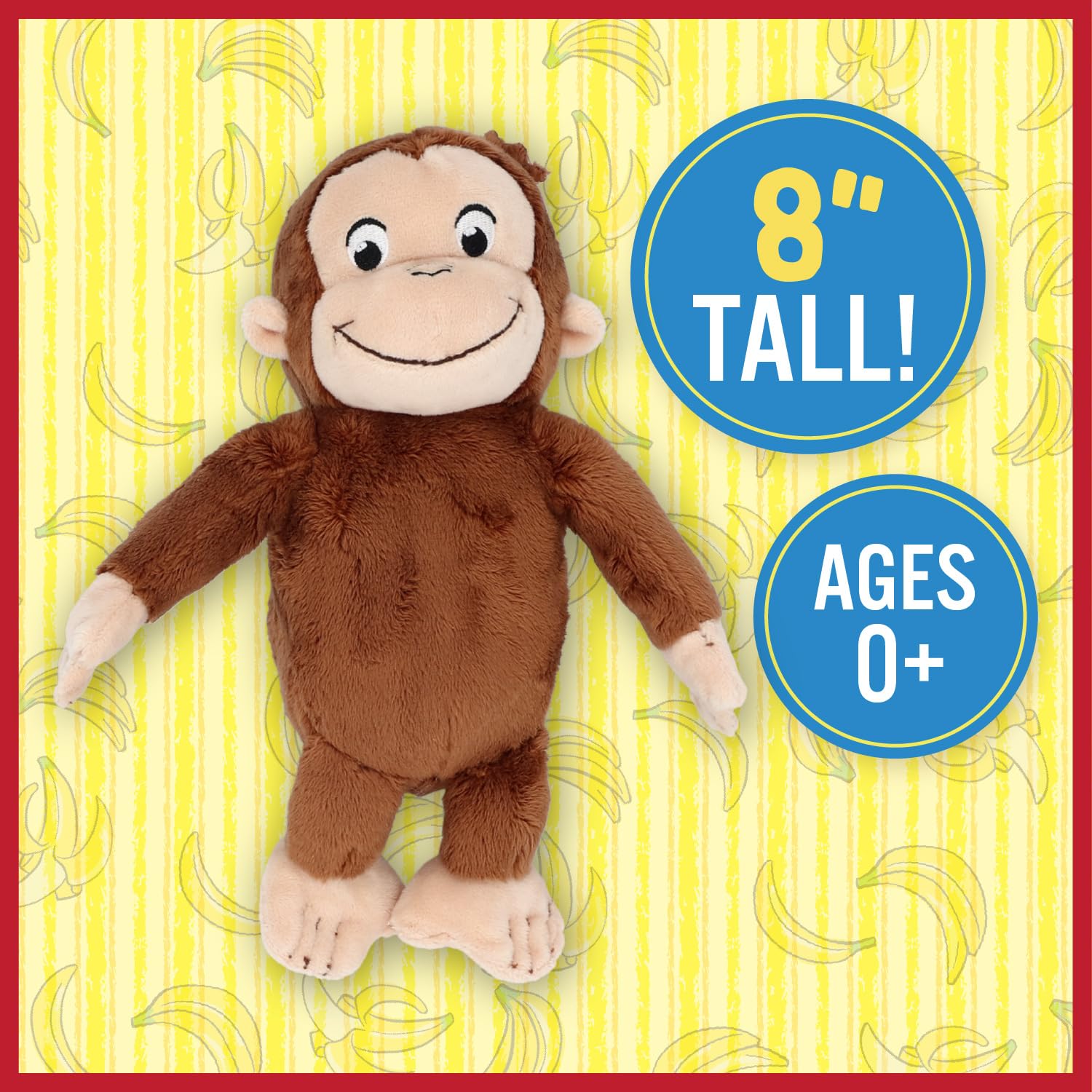 Foto 5 | Peluche De Peluche Kids Preferred Curious George, 20 Cm - Venta Internacional.