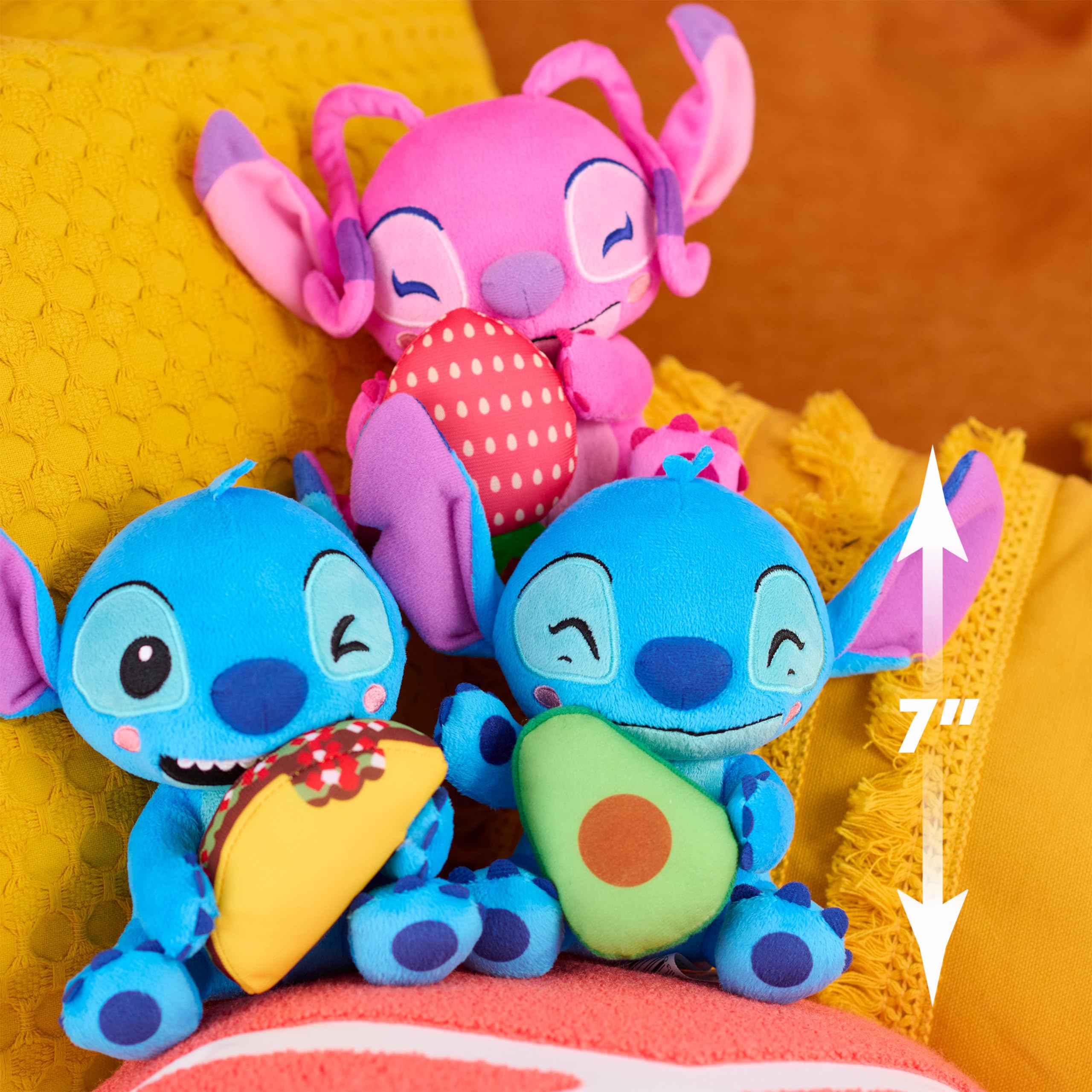 Foto 4 pulgar | Peluche De Peluche Just Play Disney Stitch Angel, 18 Cm - Venta Internacional.