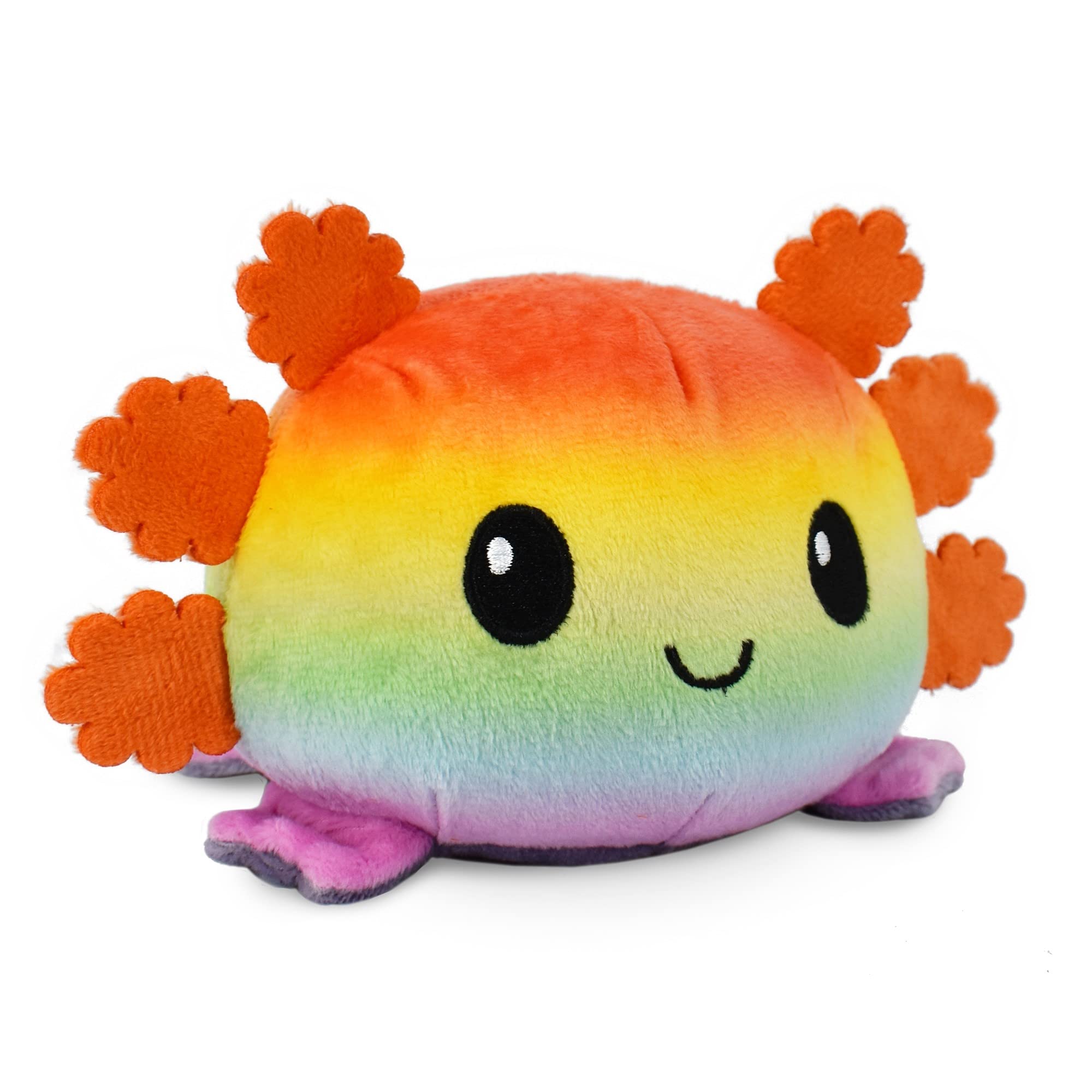 Foto 2 pulgar | Plushie Teeturtle The Original Reversible Axolotl Grey + Rainbow - Venta Internacional.