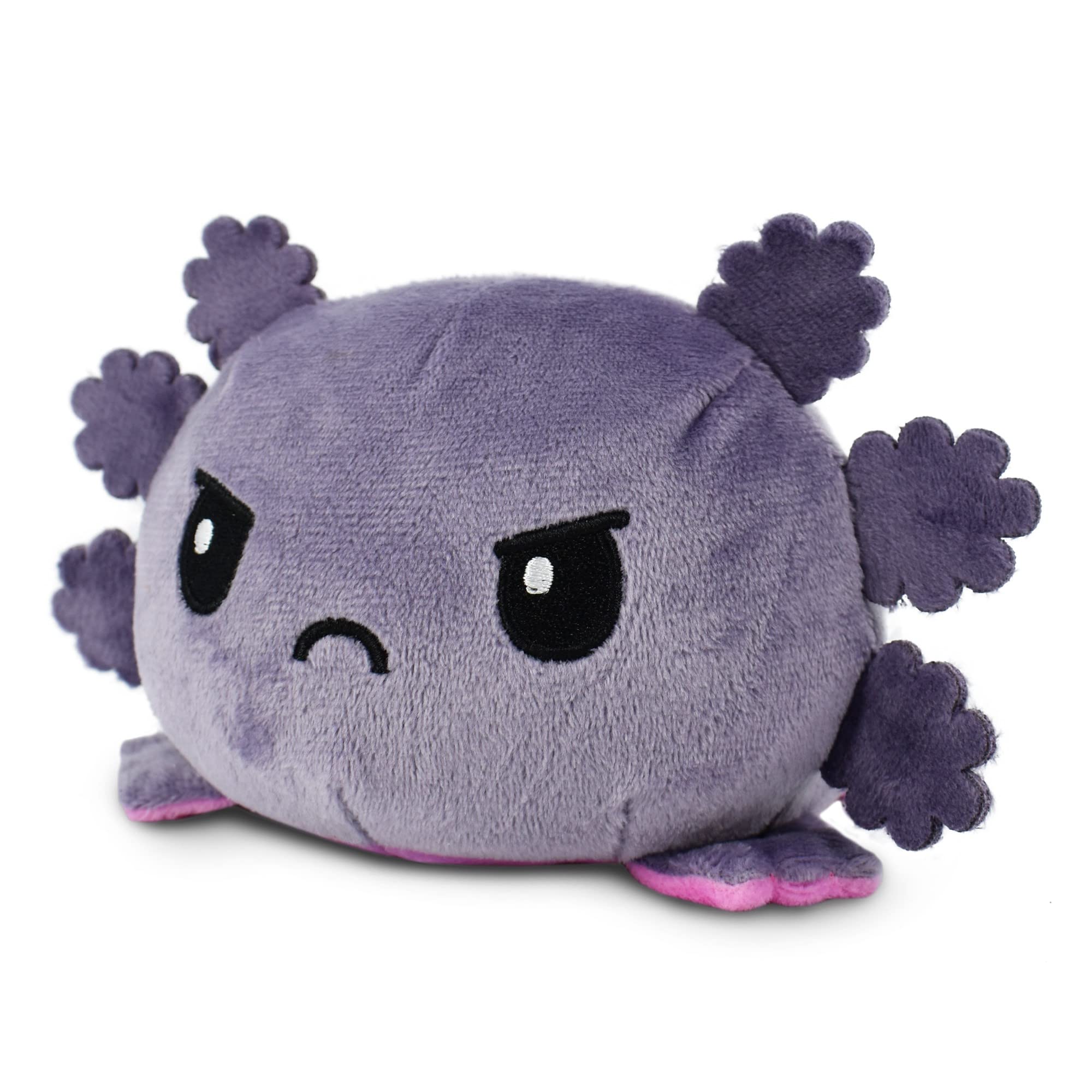Foto 3 pulgar | Plushie Teeturtle The Original Reversible Axolotl Grey + Rainbow - Venta Internacional.