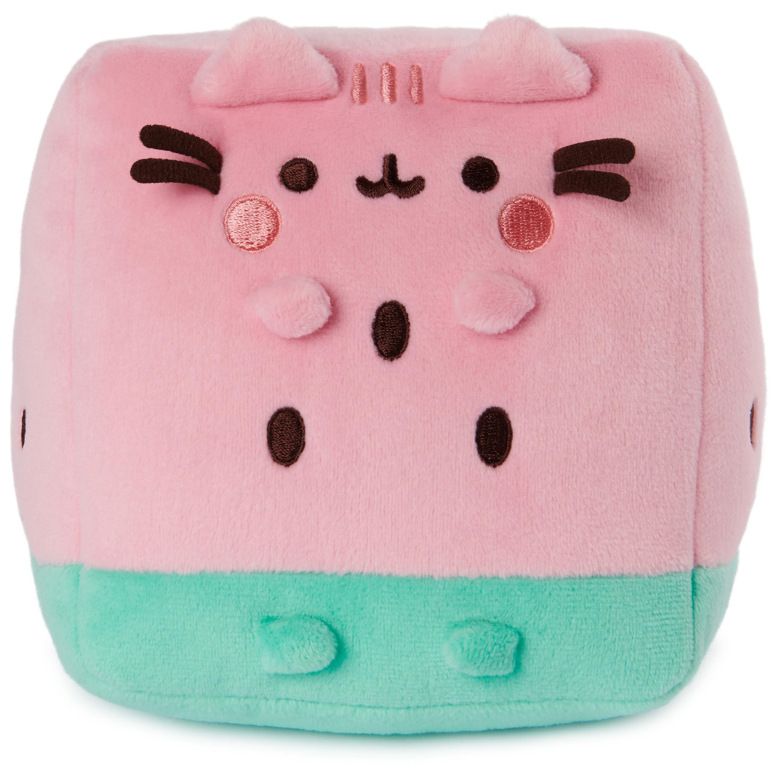 Peluche Gund Pusheen Watermelon Para Niños Mayores De 8 Años, Color Rosa Y Verde - Venta Internacional.