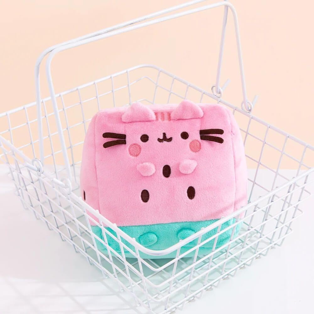 Foto 3 pulgar | Peluche Gund Pusheen Watermelon Para Niños Mayores De 8 Años, Color Rosa Y Verde - Venta Internacional.