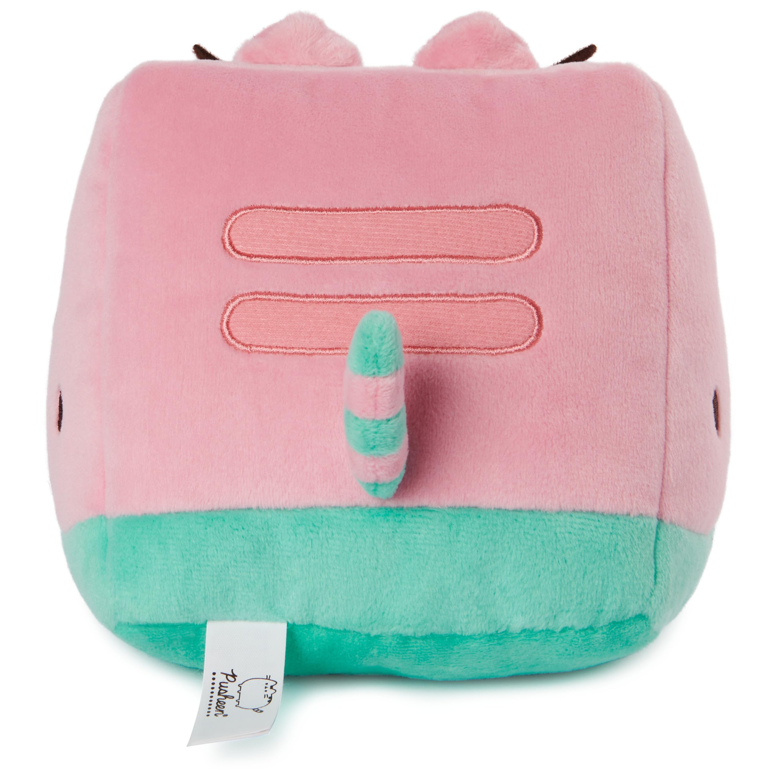 Foto 6 | Peluche Gund Pusheen Watermelon Para Niños Mayores De 8 Años, Color Rosa Y Verde - Venta Internacional.