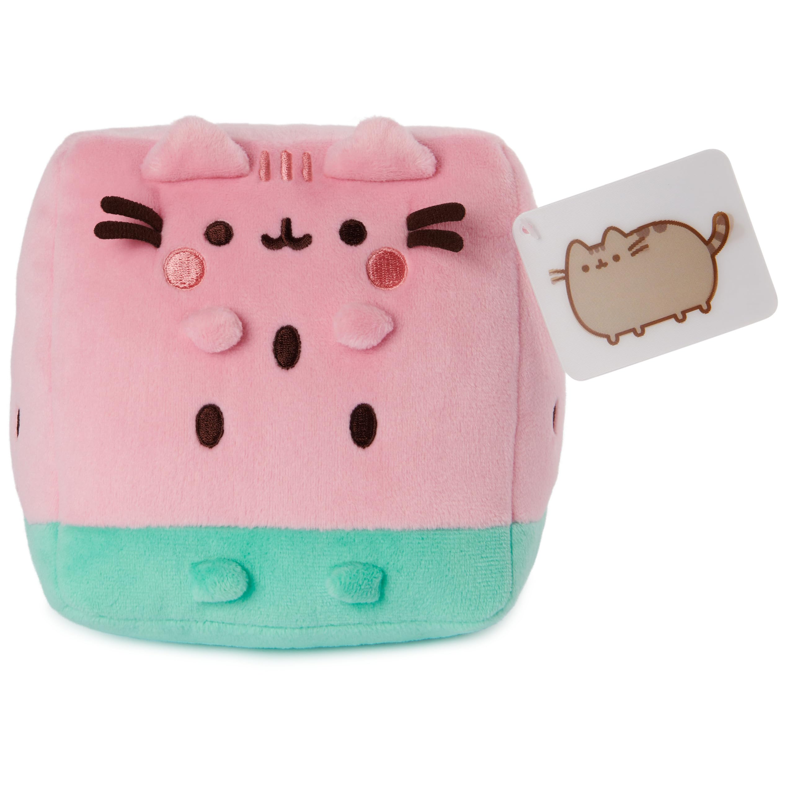 Foto 8 pulgar | Peluche Gund Pusheen Watermelon Para Niños Mayores De 8 Años, Color Rosa Y Verde - Venta Internacional.