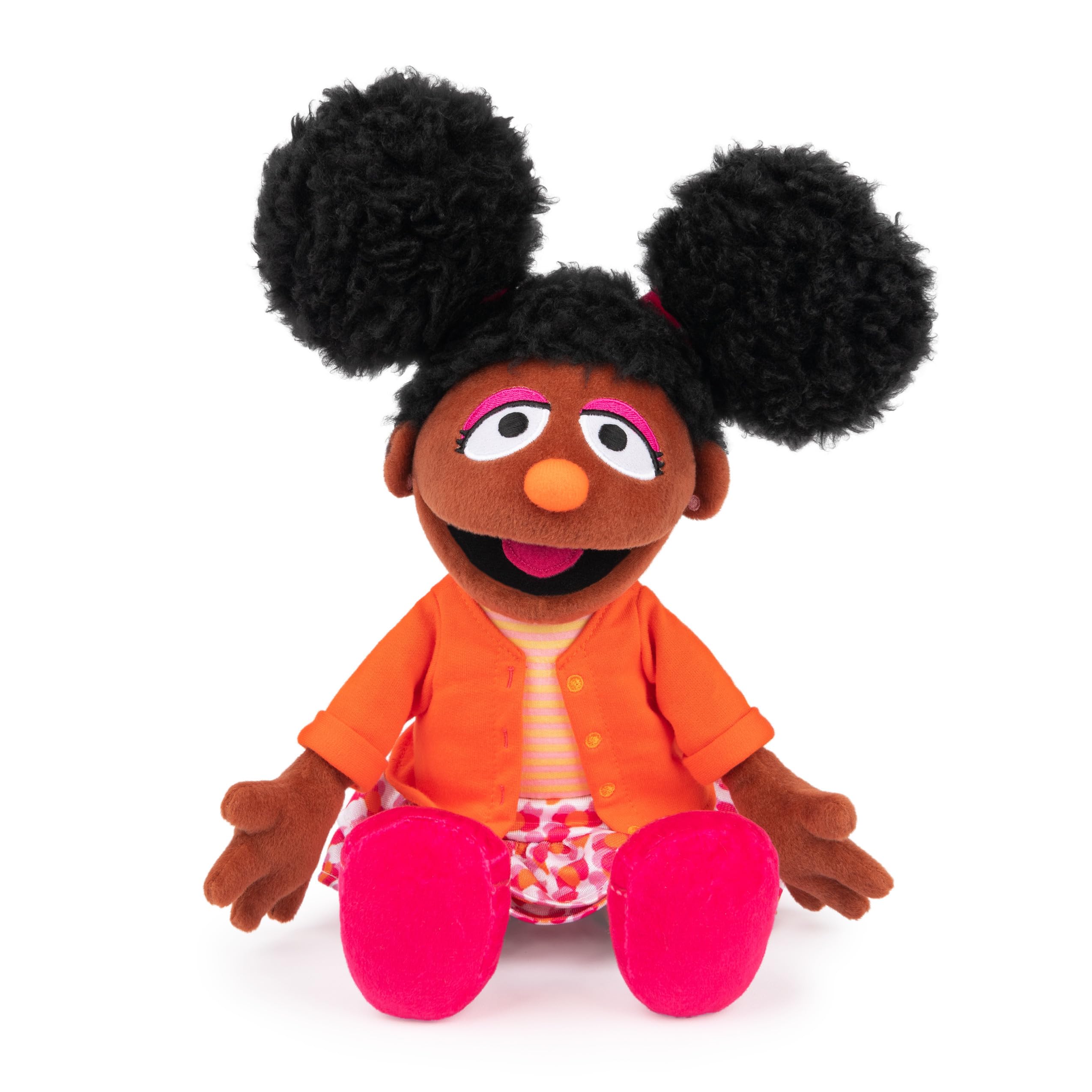 Foto 2 pulgar | Muñeca De Peluche Gund Sesame Street Oficial Gabrielle 33 Cm - Venta Internacional.