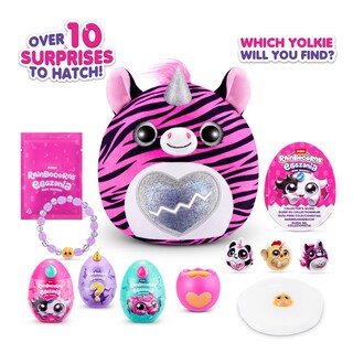 Foto 2 | Peluche Rainbocorns Eggzania Mini Mania Zebra Para Niñas - Venta Internacional.