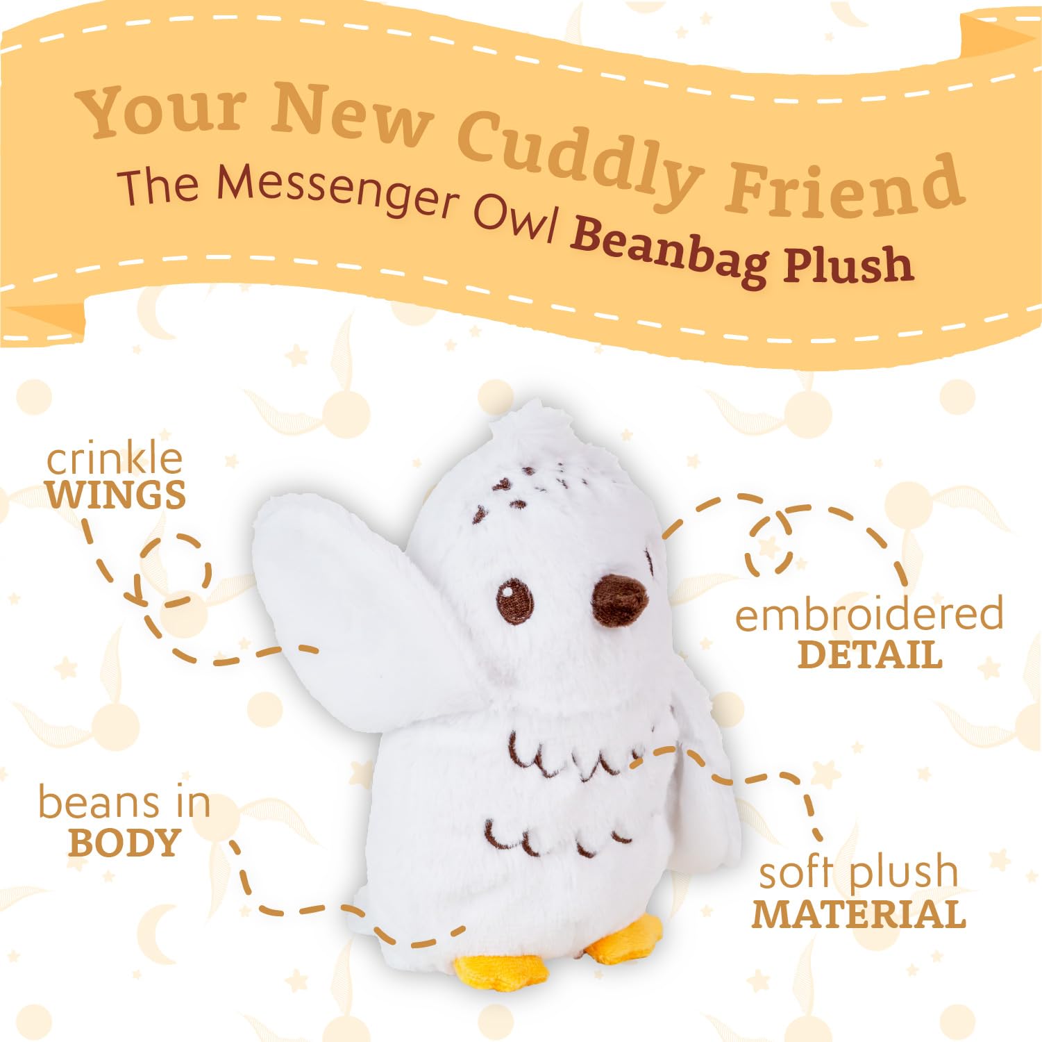 Foto 4 pulgar | Peluche De Búho Nival De Peluche Preferido Por Los Niños: Harry Potter - Venta Internacional.