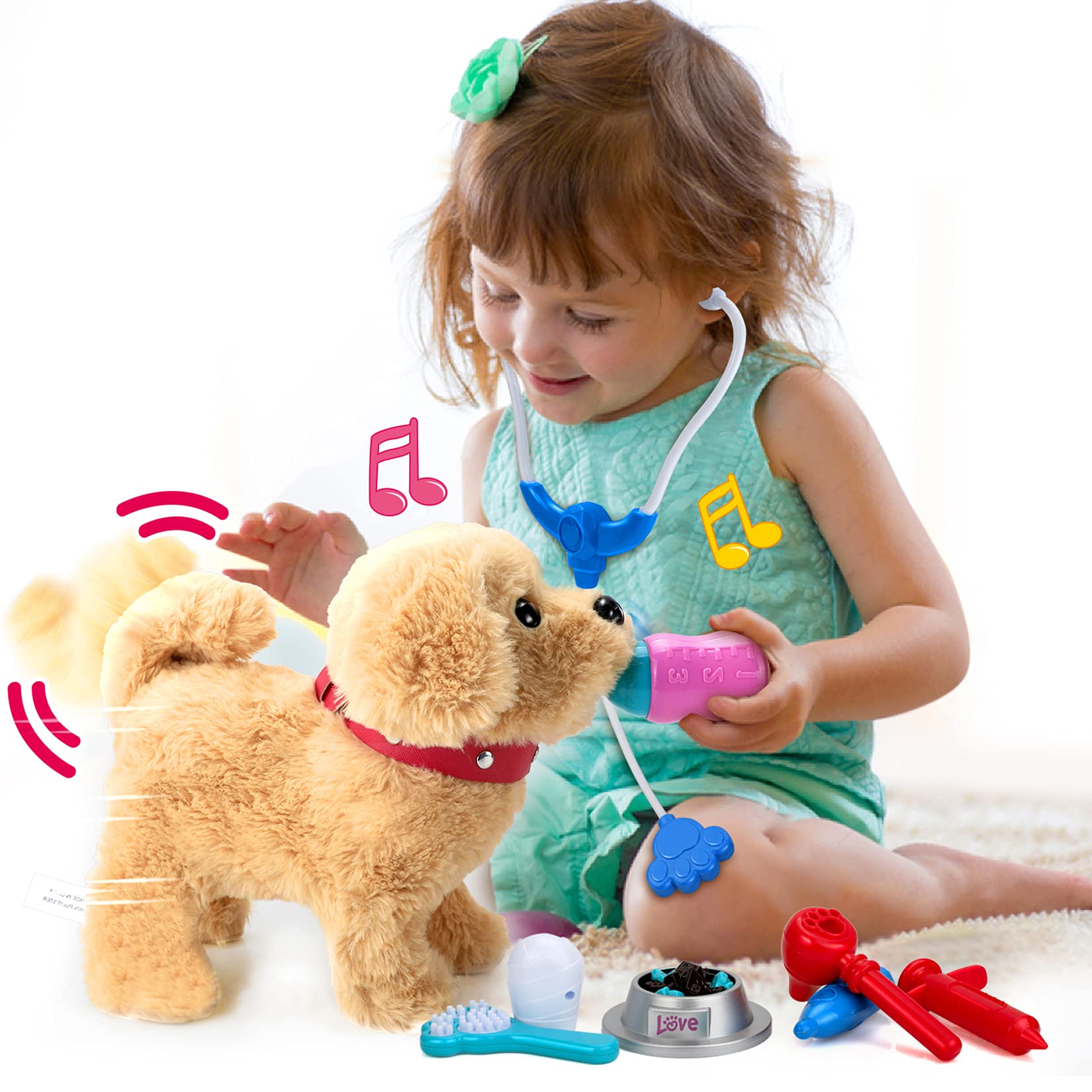 Juguete Interactivo De Peluche Koonie Toy Para Perros Que Canta, Camina Y Ladra - Venta Internacional.