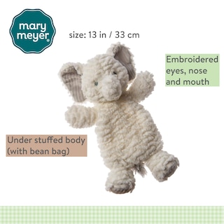Foto 2 | Peluche Mary Meyer Afrique Elephant Lovey De 33 Cm, Paquete De 1 - Venta Internacional.