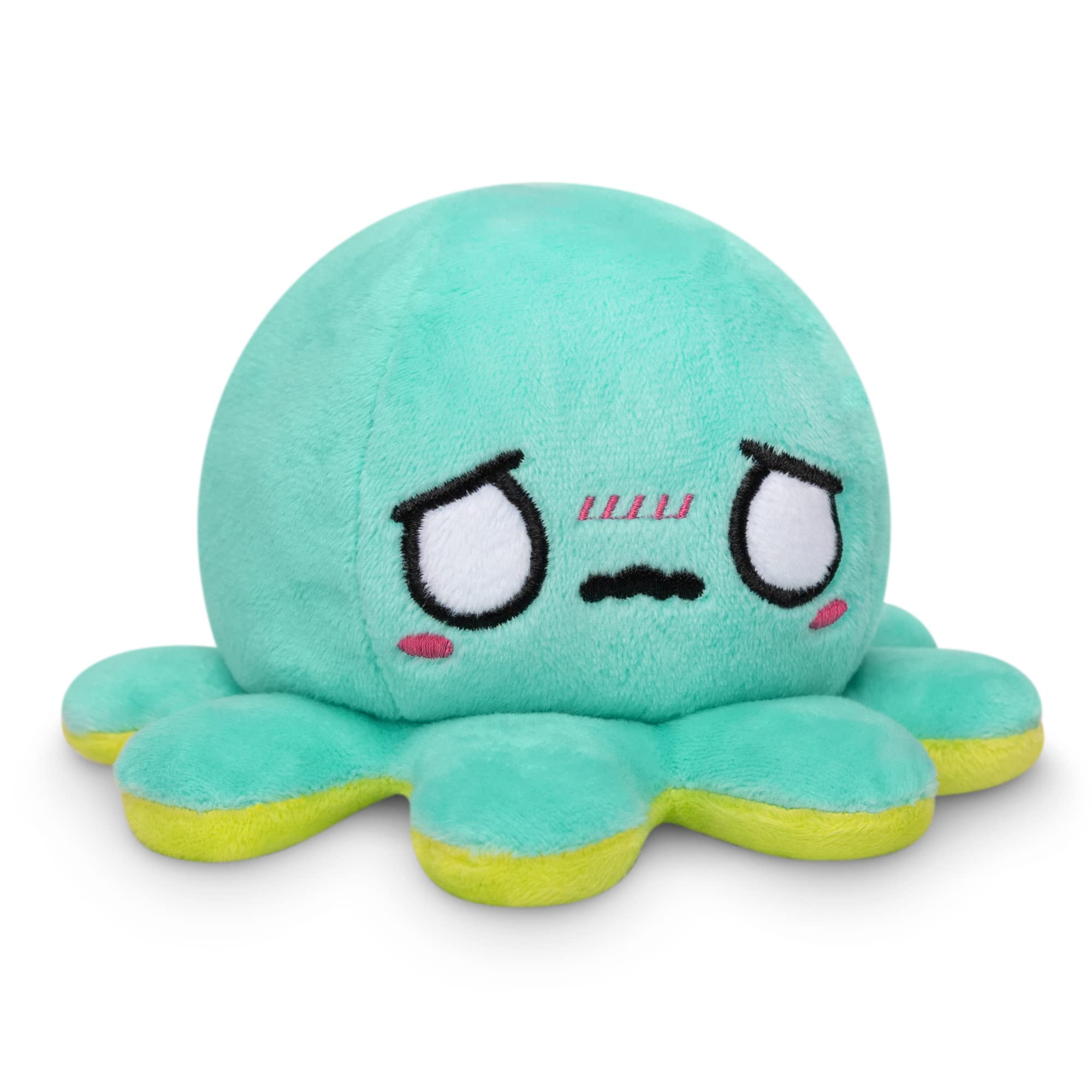 Peluche Con Forma De Tortuga, Reversible, Color Verde Pulpo, 10 Cm - Venta Internacional.