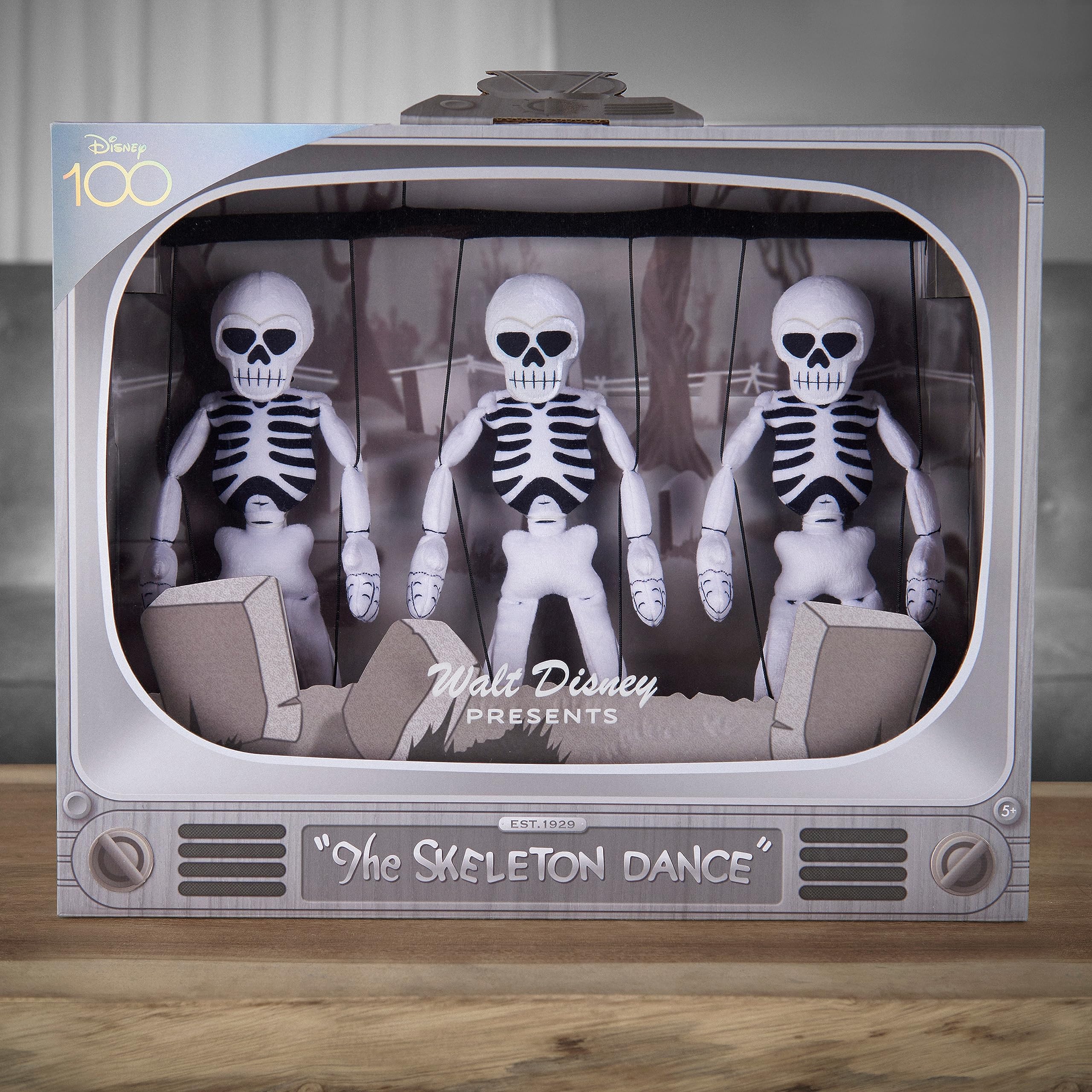 Foto 2 pulgar | Muñeco De Peluche Disney 100 Years Of Wonder Skeleton Dance - Venta Internacional.