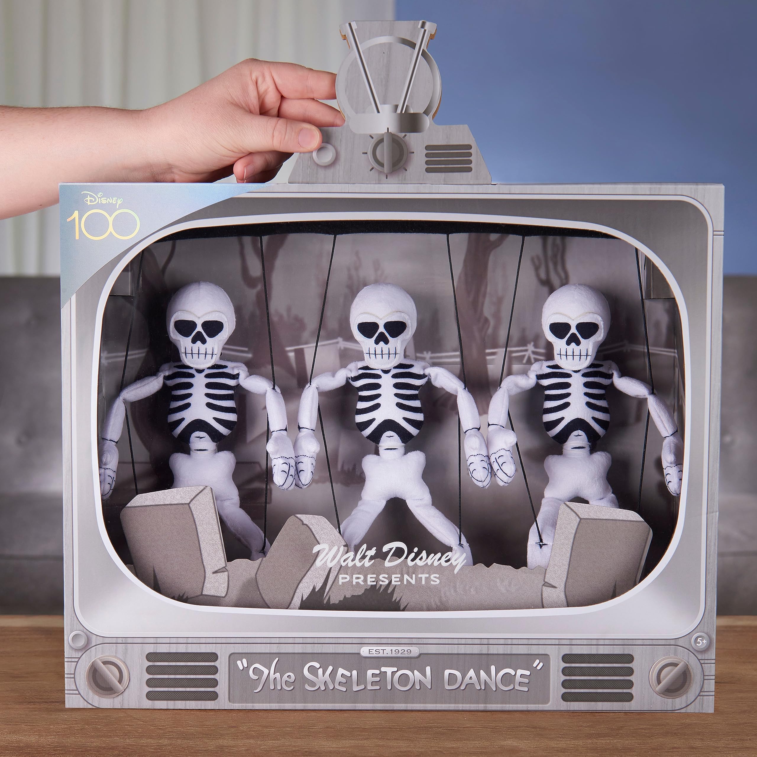Foto 4 pulgar | Muñeco De Peluche Disney 100 Years Of Wonder Skeleton Dance - Venta Internacional.
