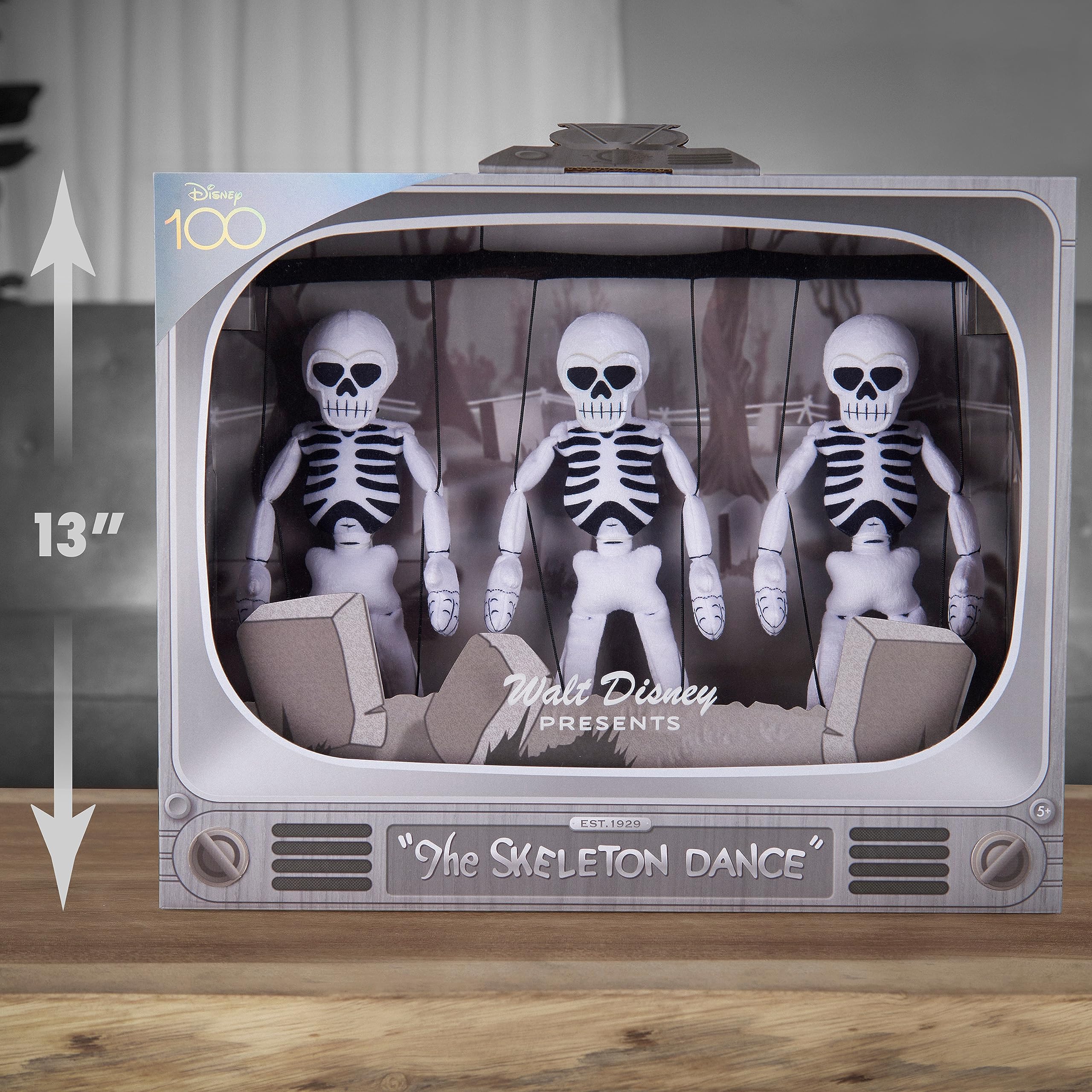 Foto 5 pulgar | Muñeco De Peluche Disney 100 Years Of Wonder Skeleton Dance - Venta Internacional.