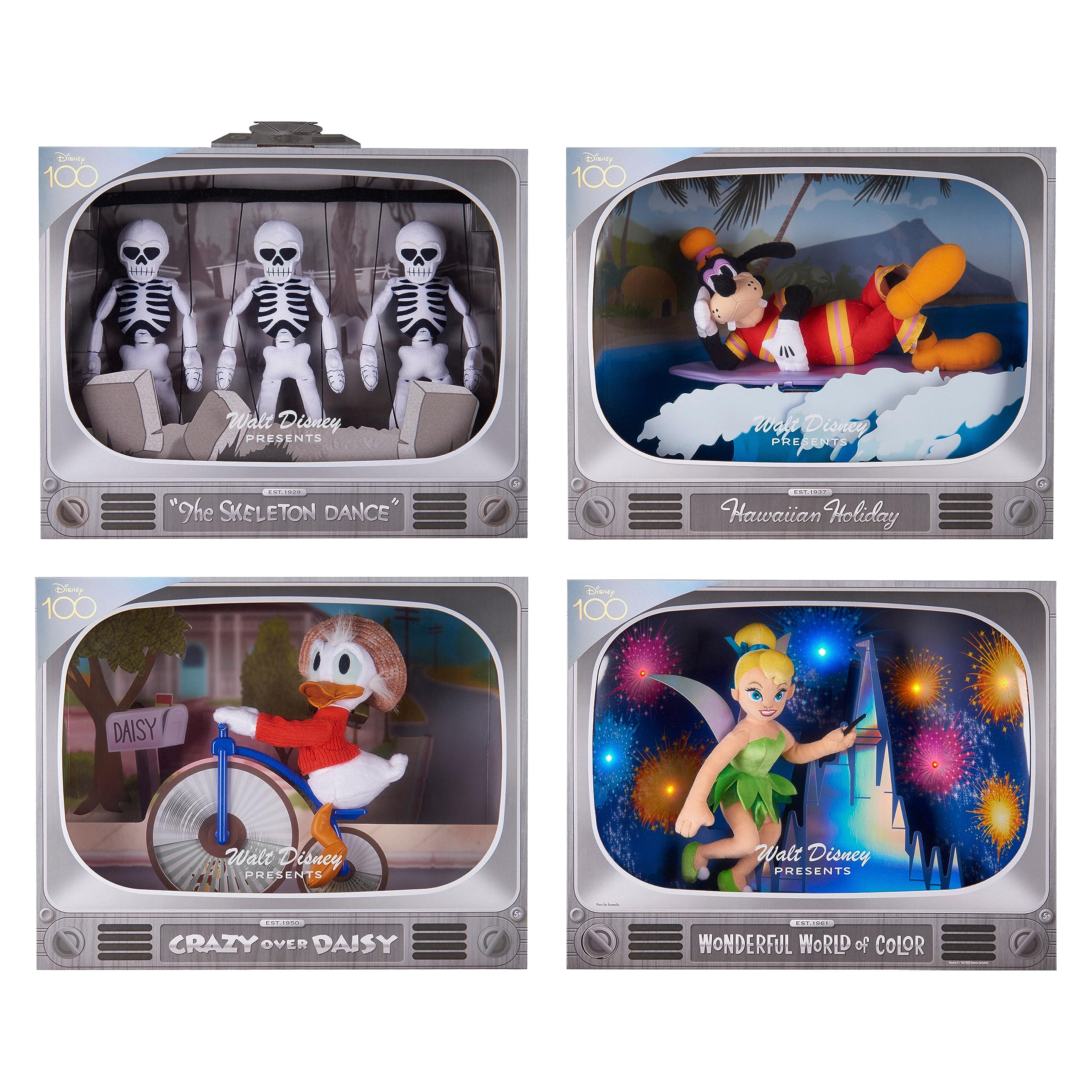 Foto 6 pulgar | Muñeco De Peluche Disney 100 Years Of Wonder Skeleton Dance - Venta Internacional.