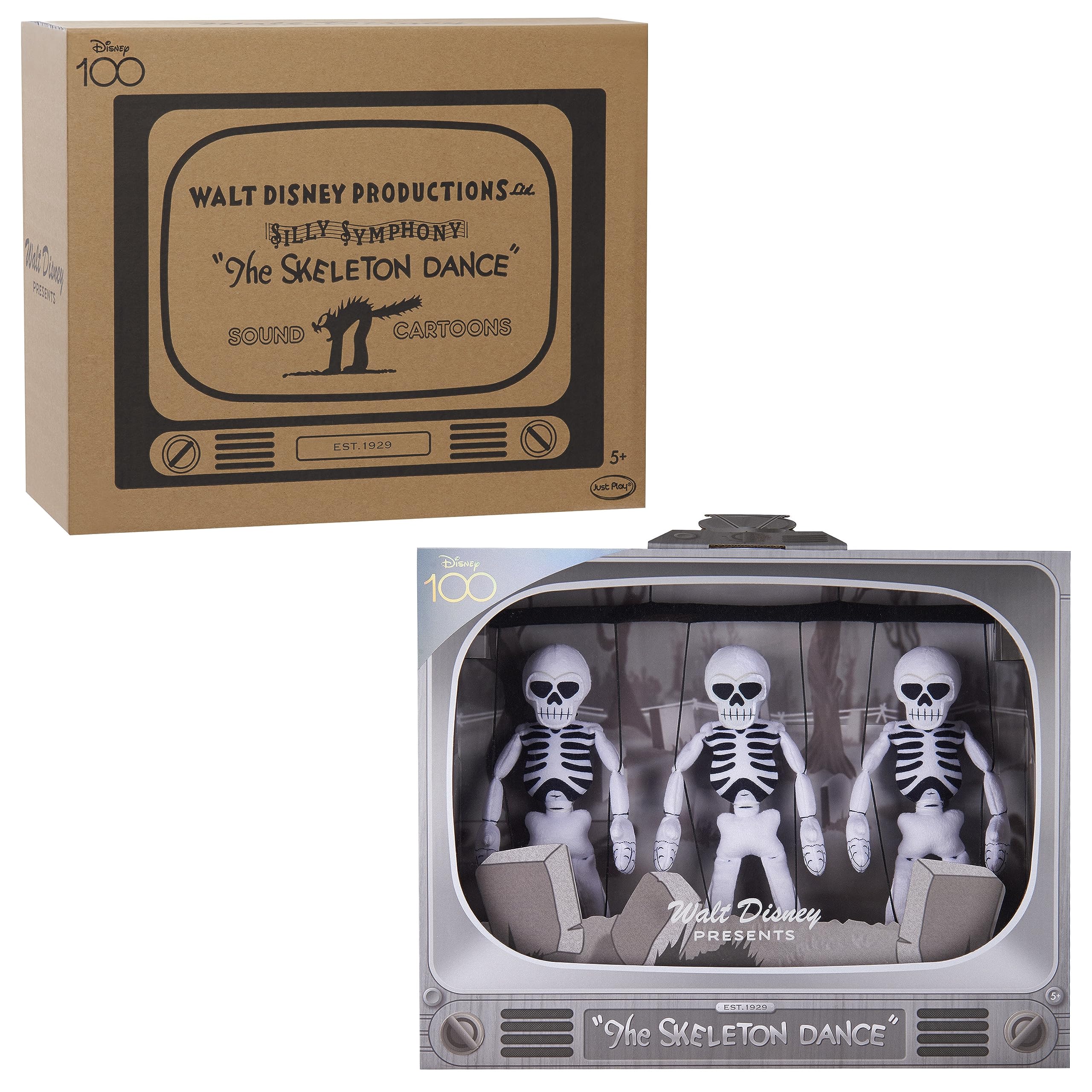 Foto 6 | Muñeco De Peluche Disney 100 Years Of Wonder Skeleton Dance - Venta Internacional.