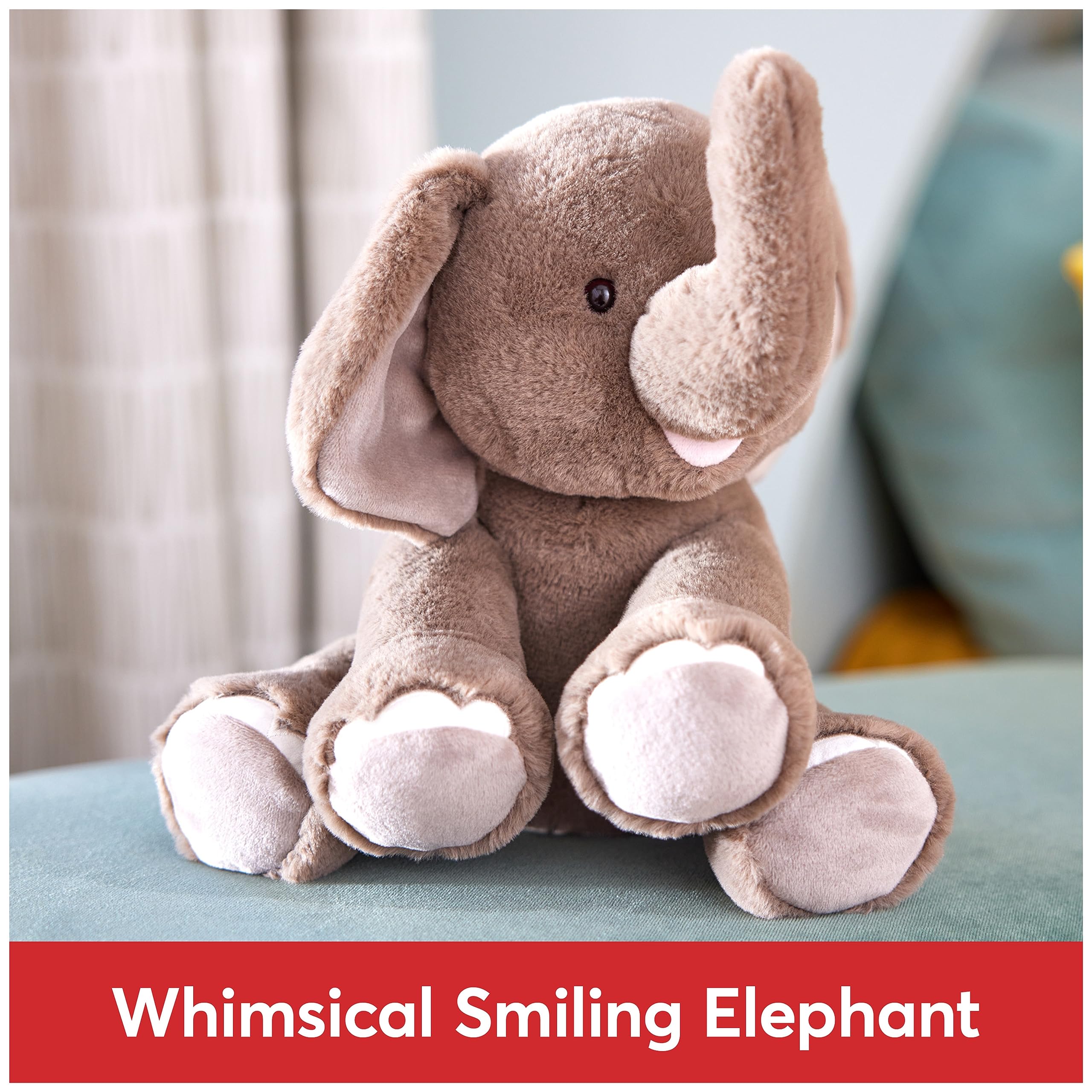 Foto 4 pulgar | Peluche Gund Chai Elephant De Peluche Gris, 25 Cm - Venta Internacional.