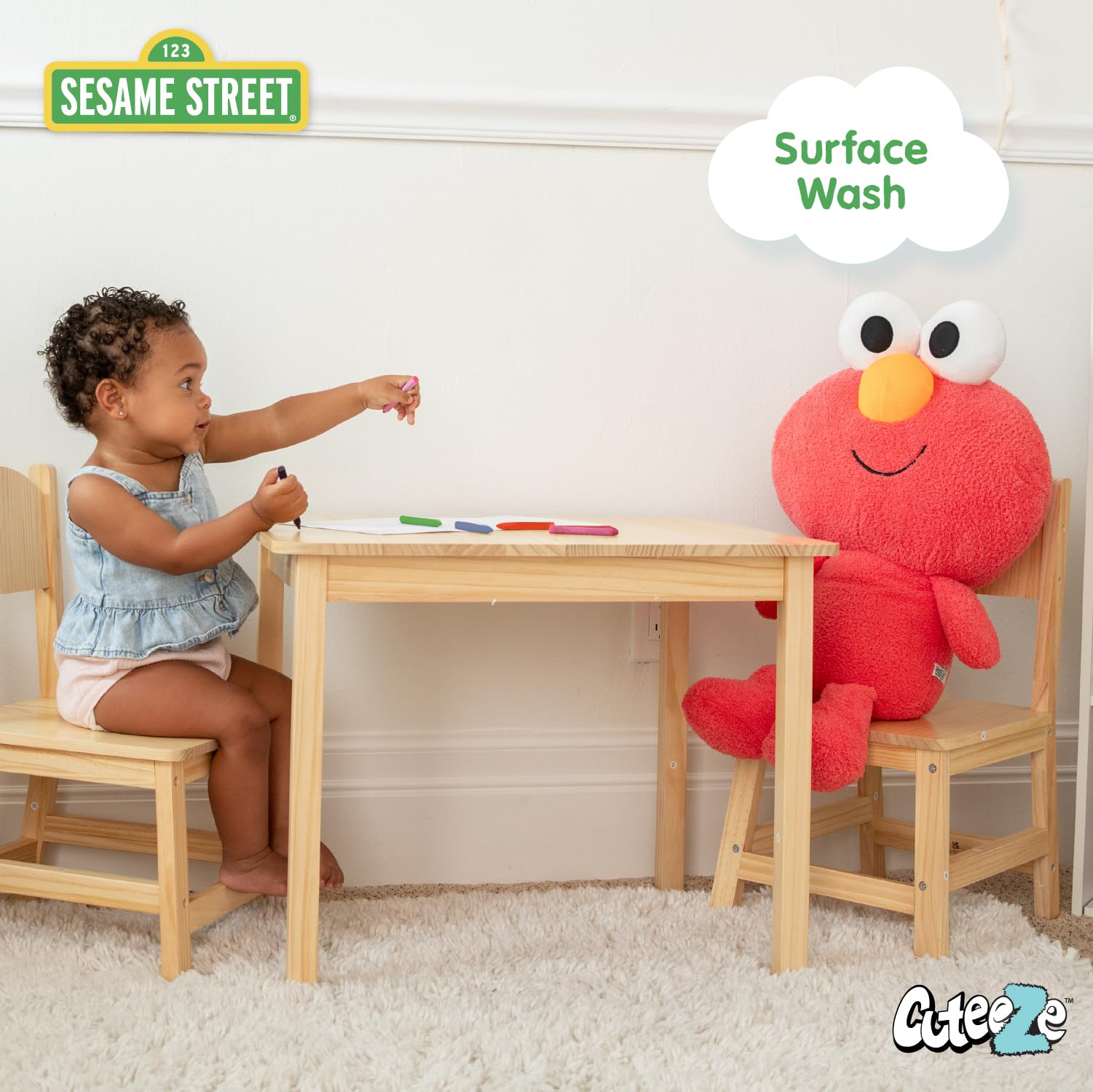 Foto 6 pulgar | Peluche de Peluche Kids Preferred Sesame Street Elmo 63 cm - Venta Internacional