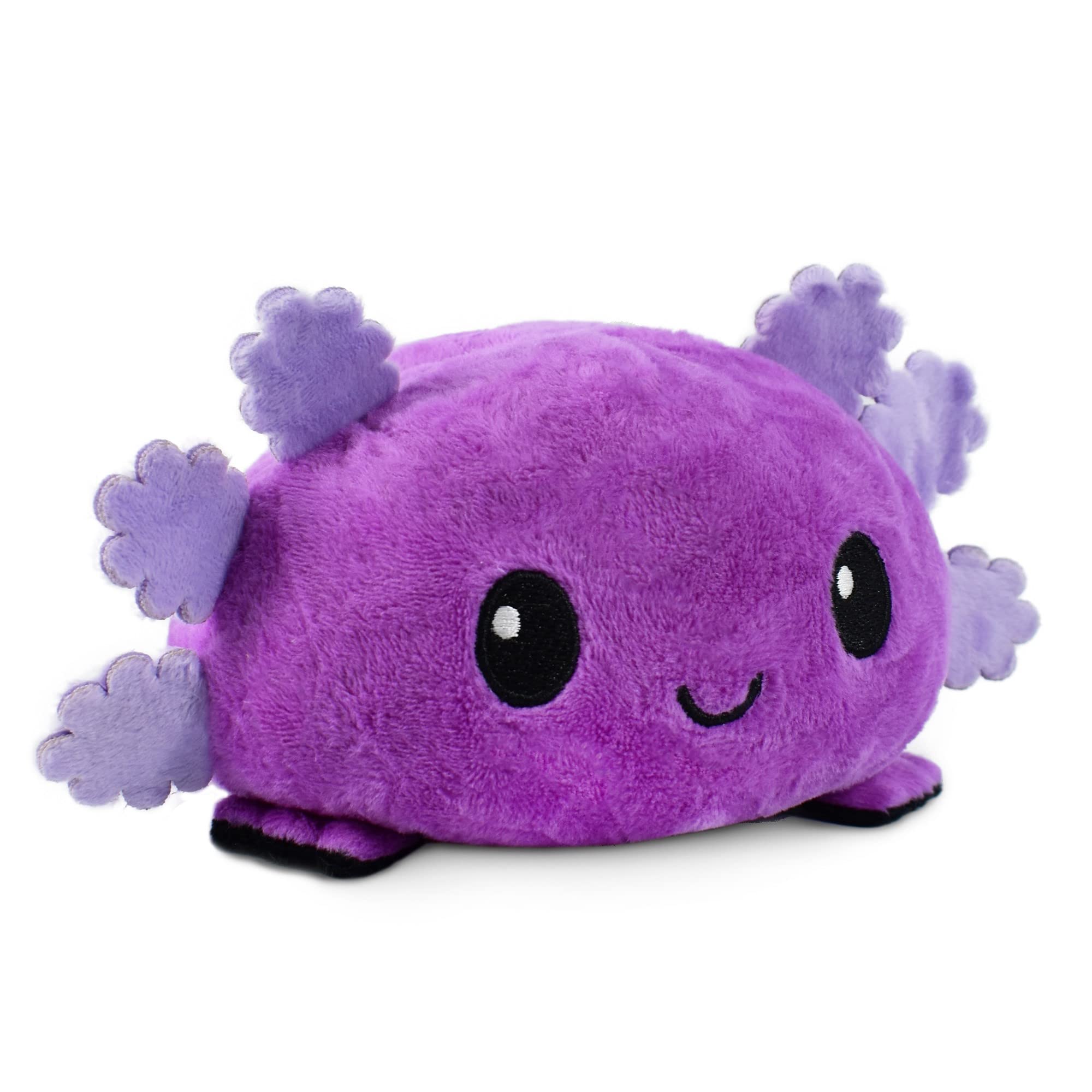 El Axolotl Reversible Original De Peluche Teeturtle, 10 Cm, Color Morado - Venta Internacional.