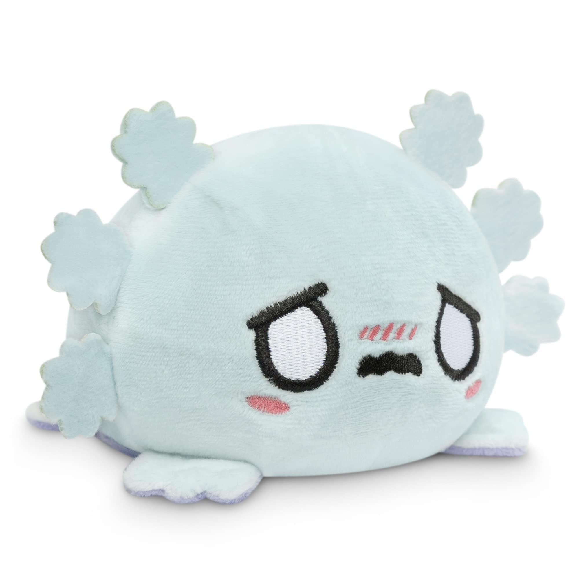 Foto 2 pulgar | Plushie Teeturtle The Original Axolotl Reversible Azul Claro+morado - Venta Internacional.
