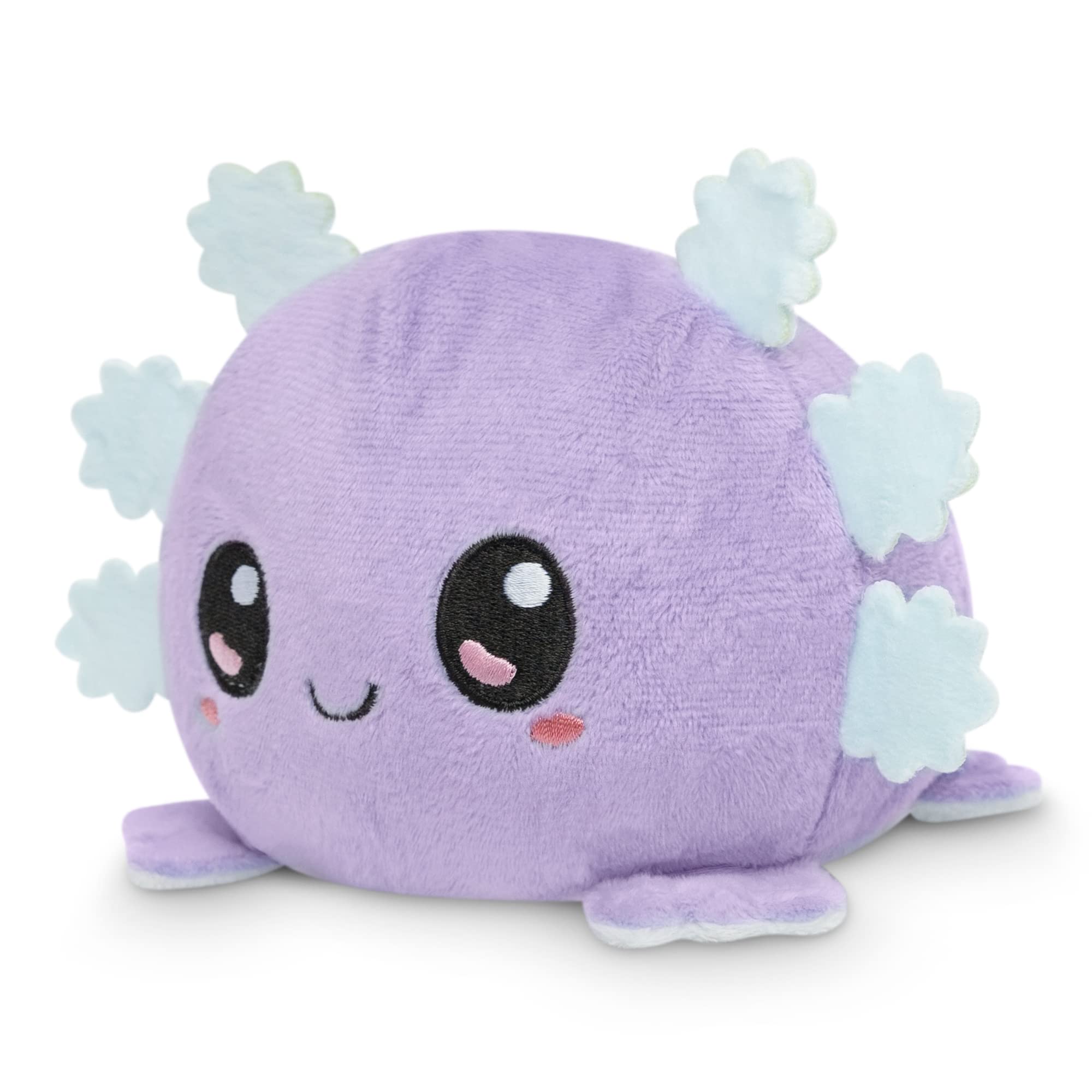Foto 3 pulgar | Plushie Teeturtle The Original Axolotl Reversible Azul Claro+morado - Venta Internacional.
