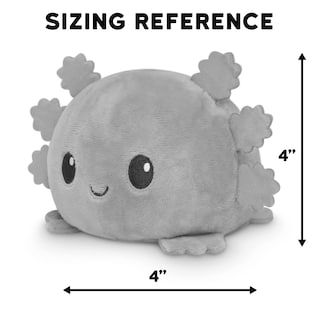 Foto 4 | Plushie Teeturtle The Original Axolotl Reversible Azul Claro+morado - Venta Internacional.