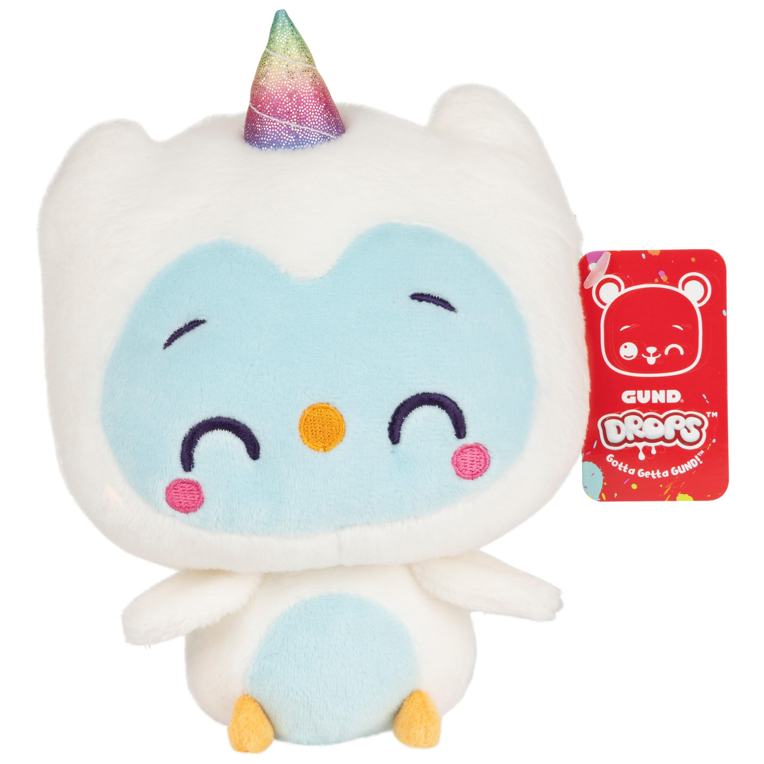 Foto 6 pulgar | Peluche Gund Drops Vicki Hoots, 15 Cm, Color Blanco - Venta Internacional.