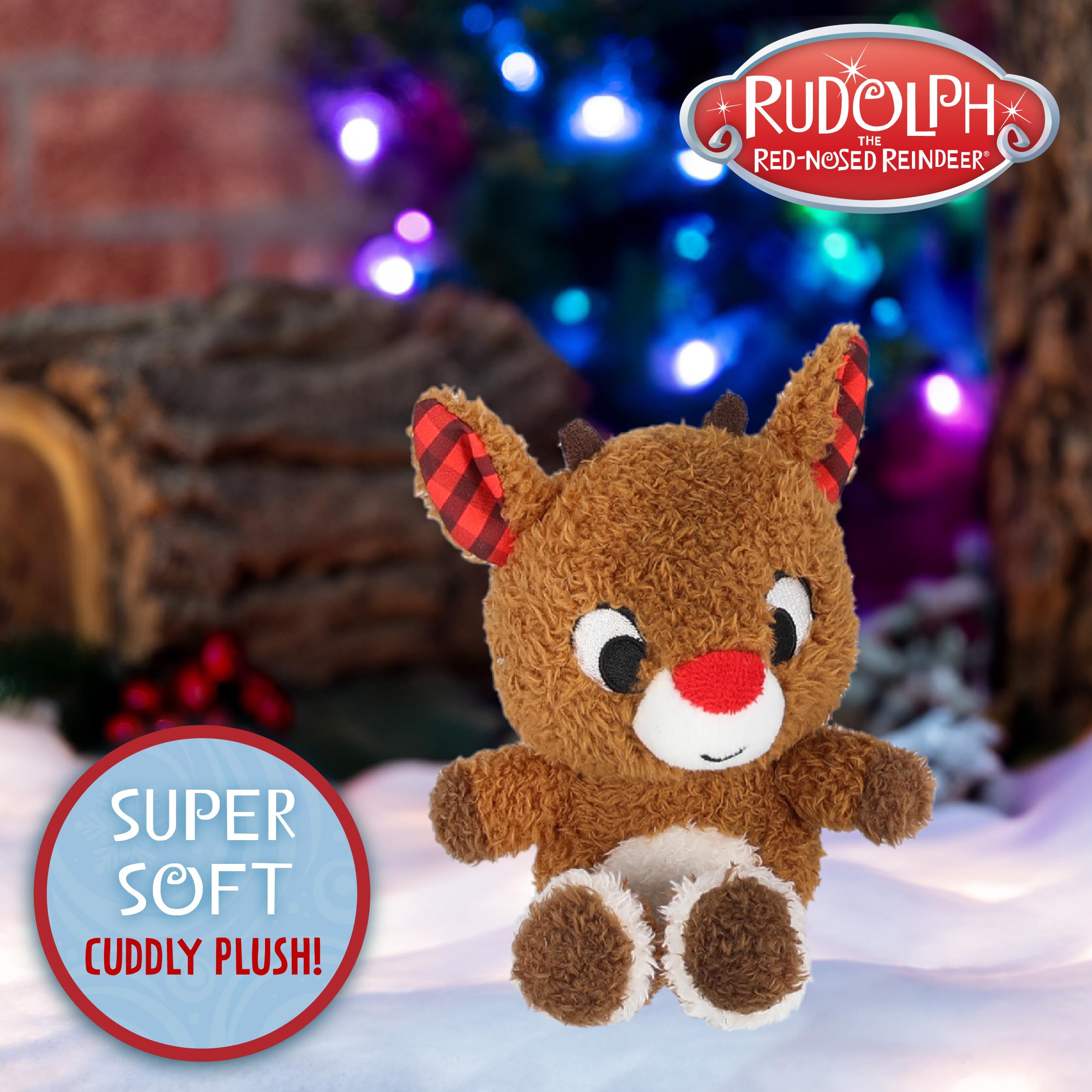 Foto 6 pulgar | Peluche De Peluche Kids Preferred Rudolph De 15 Cm De Altura - Venta Internacional.