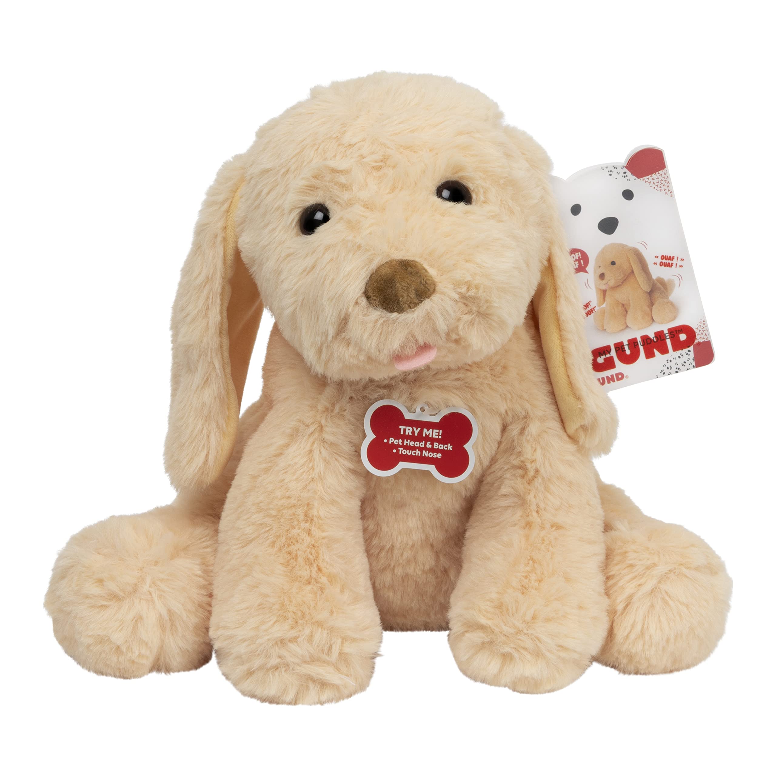 Foto 7 | Peluche Animado Gund Baby My Pet Puddles De Peluche Amarillo - Venta Internacional.