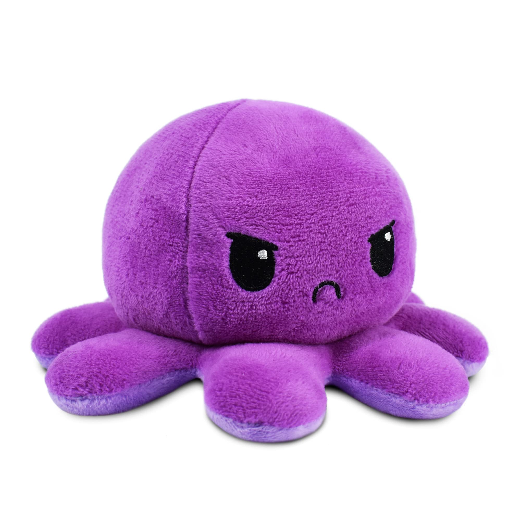 Pulpo Reversible Plushie Teeturtle, Morado Oscuro+morado Claro - Venta Internacional.