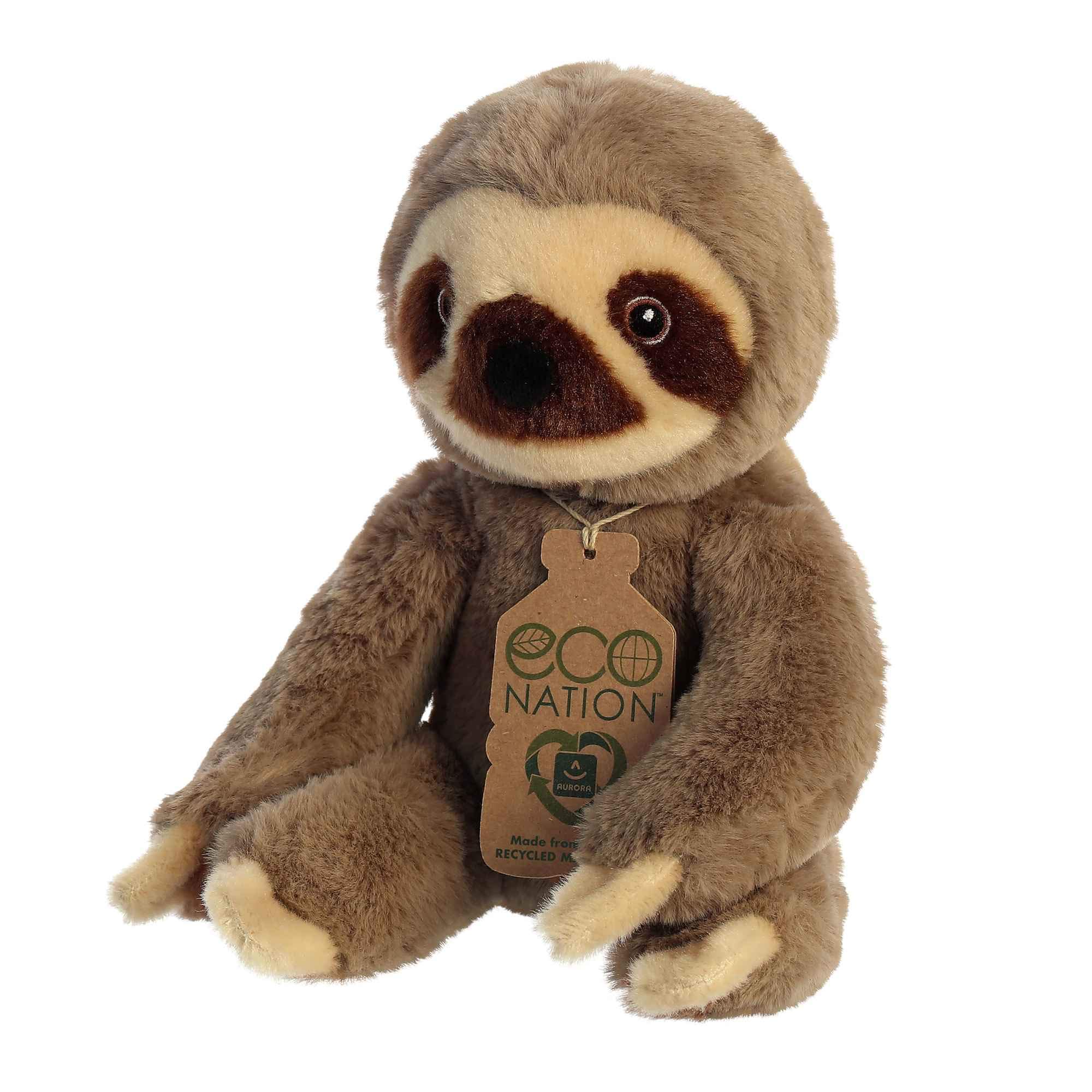 Foto 3 | Pezoso De Peluche Aurora, Ecológico, Ecológico, 24 Cm, Color Marrón - Venta Internacional.