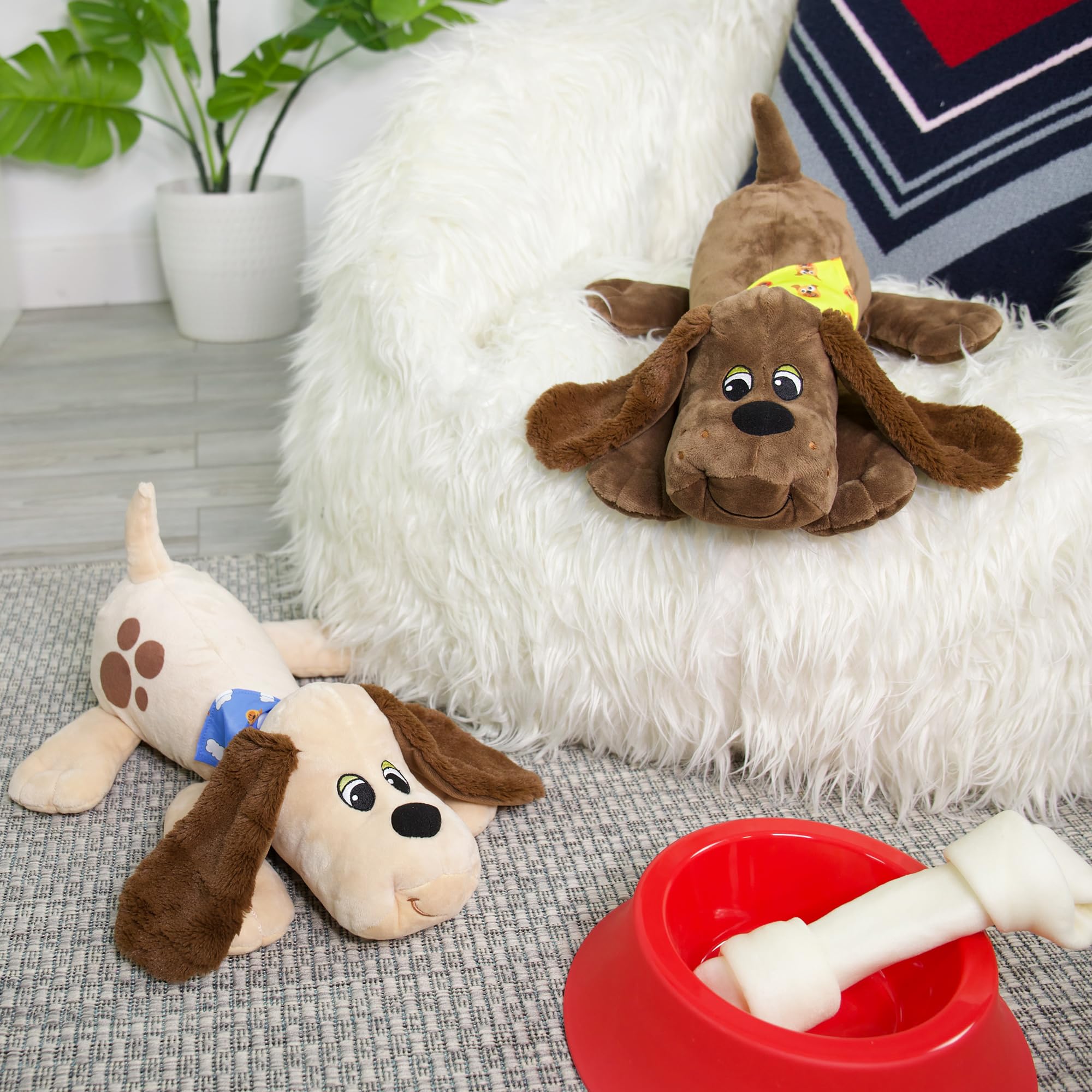 Foto 4 pulgar | Peluche Basic Fun Pound Puppies Classic Zany Brown - Venta Internacional.