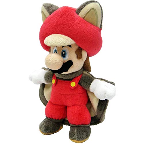 Foto 2 pulgar | Peluche Little Buddy Super Mario Flying Squirrel Mario 9 Cm - Venta Internacional.