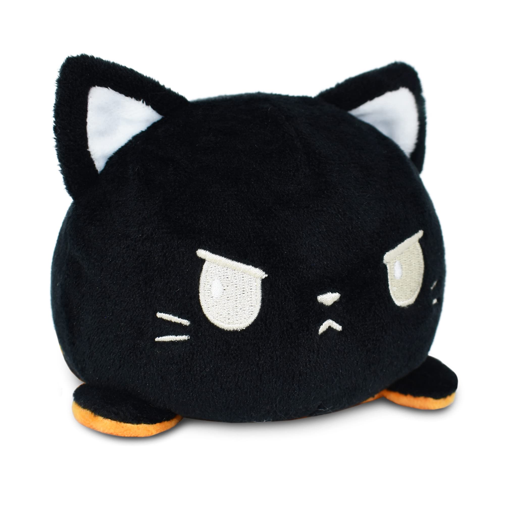 Foto 2 pulgar | Plushie Teeturtle, El Gato Reversible Original, Calabaza Negra - Venta Internacional.