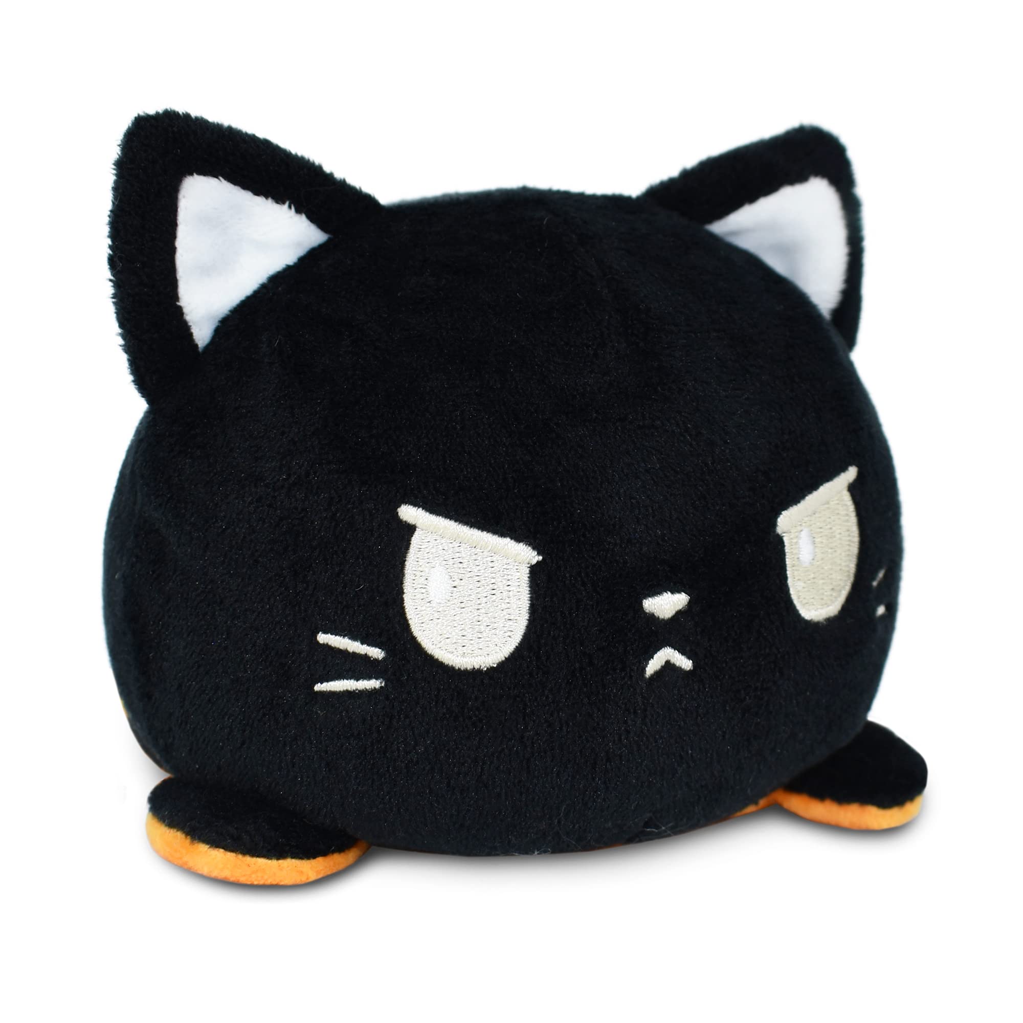 Plushie Teeturtle, El Gato Reversible Original, Calabaza Negra - Venta Internacional.