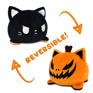 Foto 3 | Plushie Teeturtle, El Gato Reversible Original, Calabaza Negra - Venta Internacional.