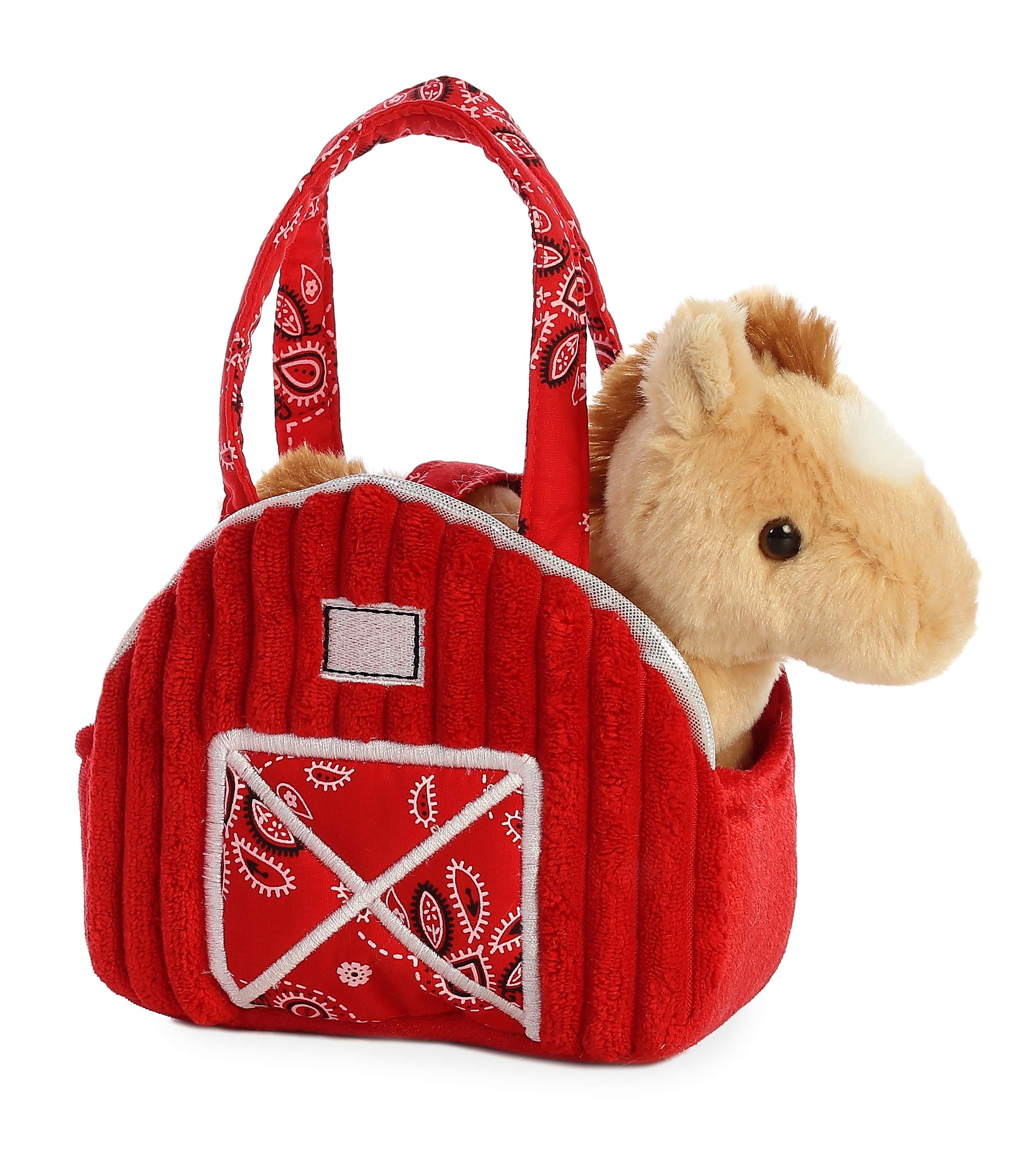 Foto 2 pulgar | Animal De Peluche Aurora Fashionable Fancy Pals Red Barn Horse - Venta Internacional.