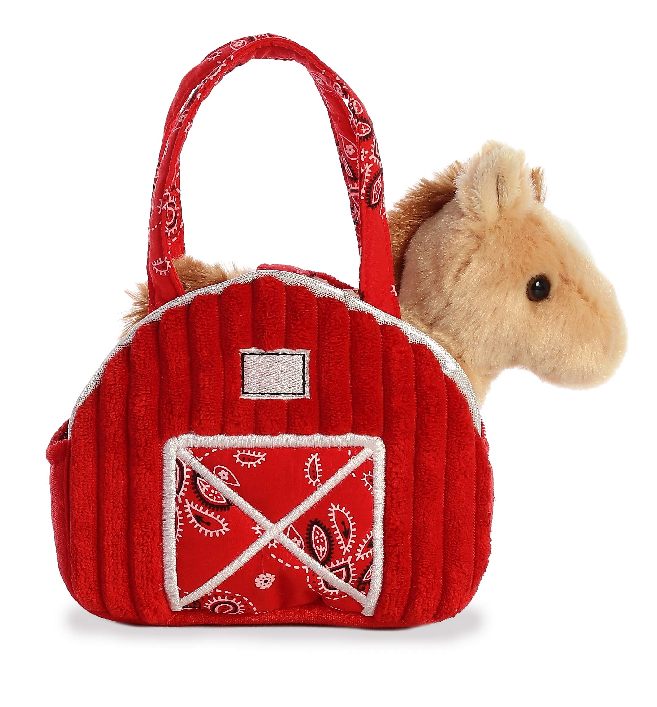 Foto 3 pulgar | Animal De Peluche Aurora Fashionable Fancy Pals Red Barn Horse - Venta Internacional.