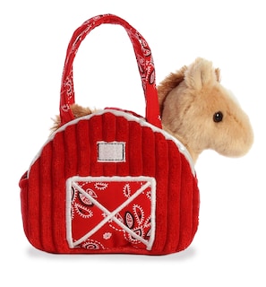 Foto 2 | Animal De Peluche Aurora Fashionable Fancy Pals Red Barn Horse - Venta Internacional.