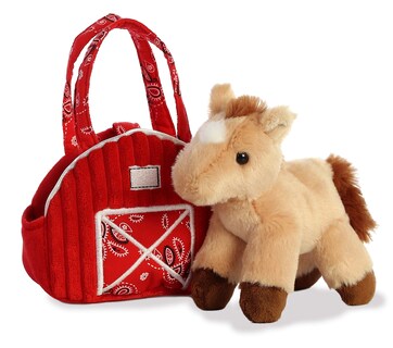 Foto 3 | Animal De Peluche Aurora Fashionable Fancy Pals Red Barn Horse - Venta Internacional.