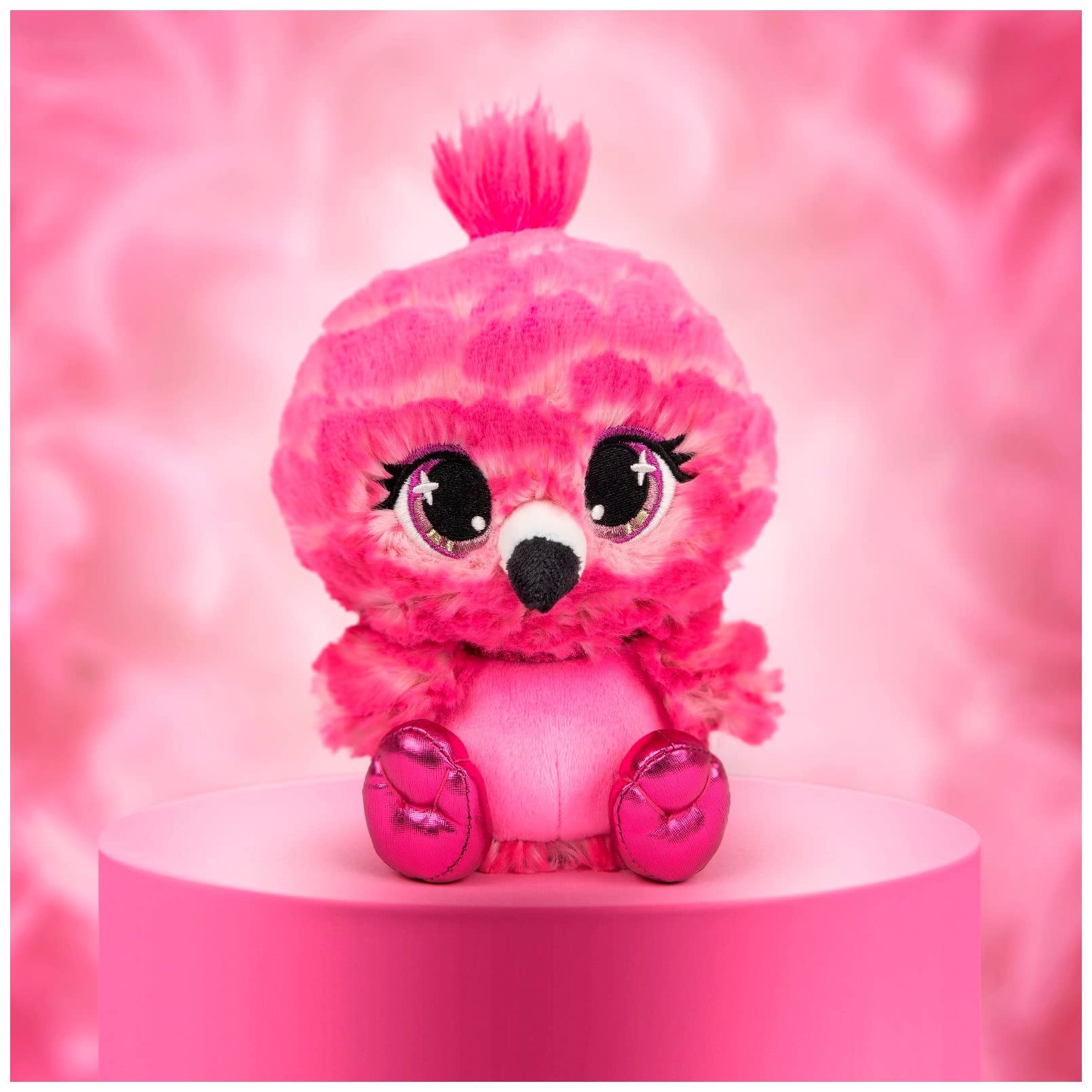 Foto 3 pulgar | Peluche Gund P.lushes Flo West Flamingo Rosa Fuerte 15 Cm - Venta Internacional.