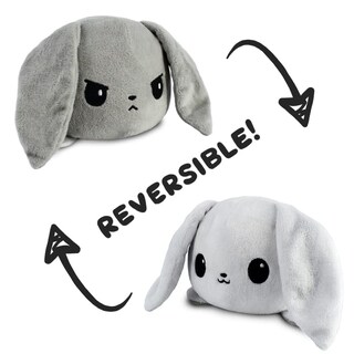 Foto 3 | Peluche Teeturtle The Original Reversible Bunny Blanco/gris - Venta Internacional.