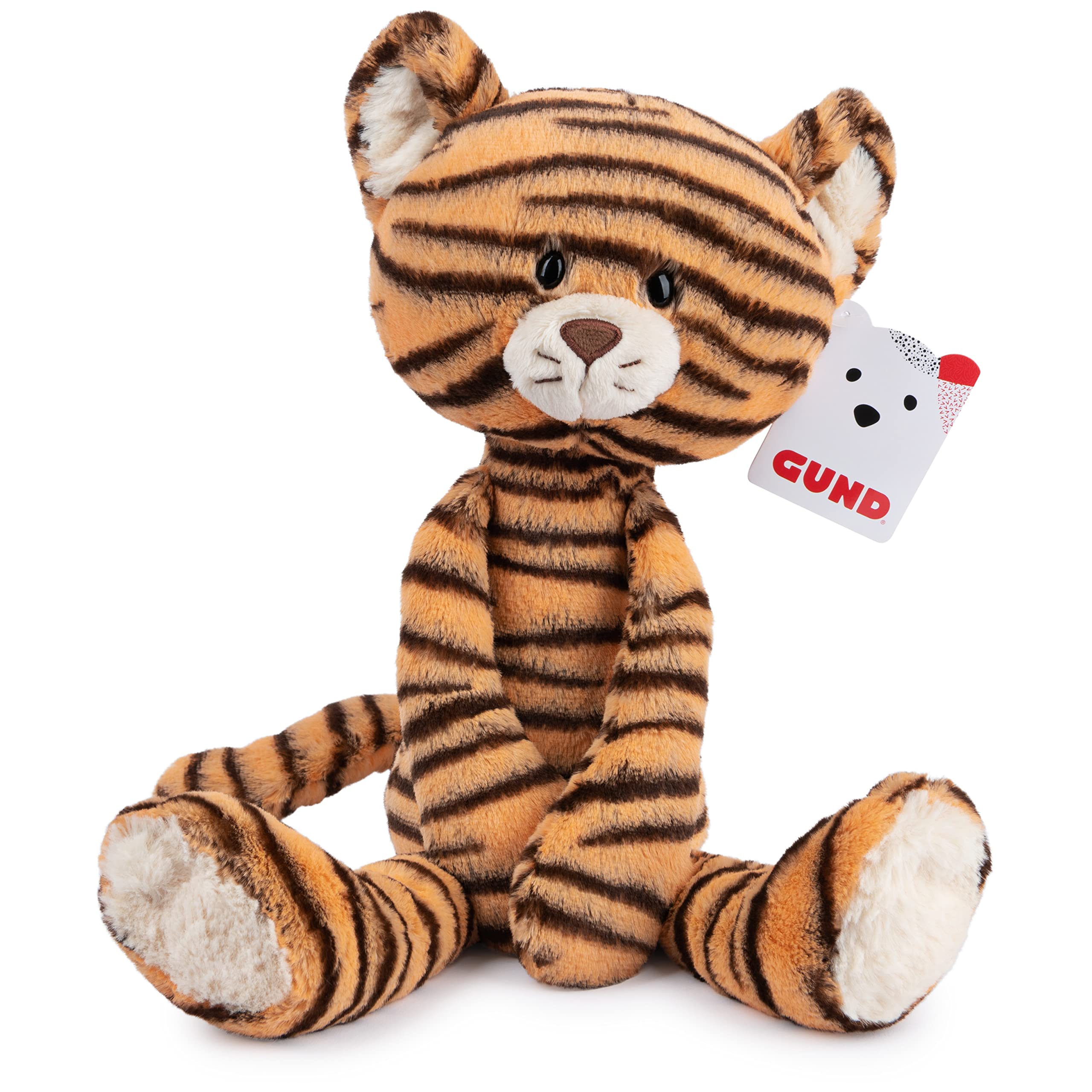 Peluche De Peluche Gund Effe Tiger De 38 Cm Para 1 Año O Más - Venta Internacional.