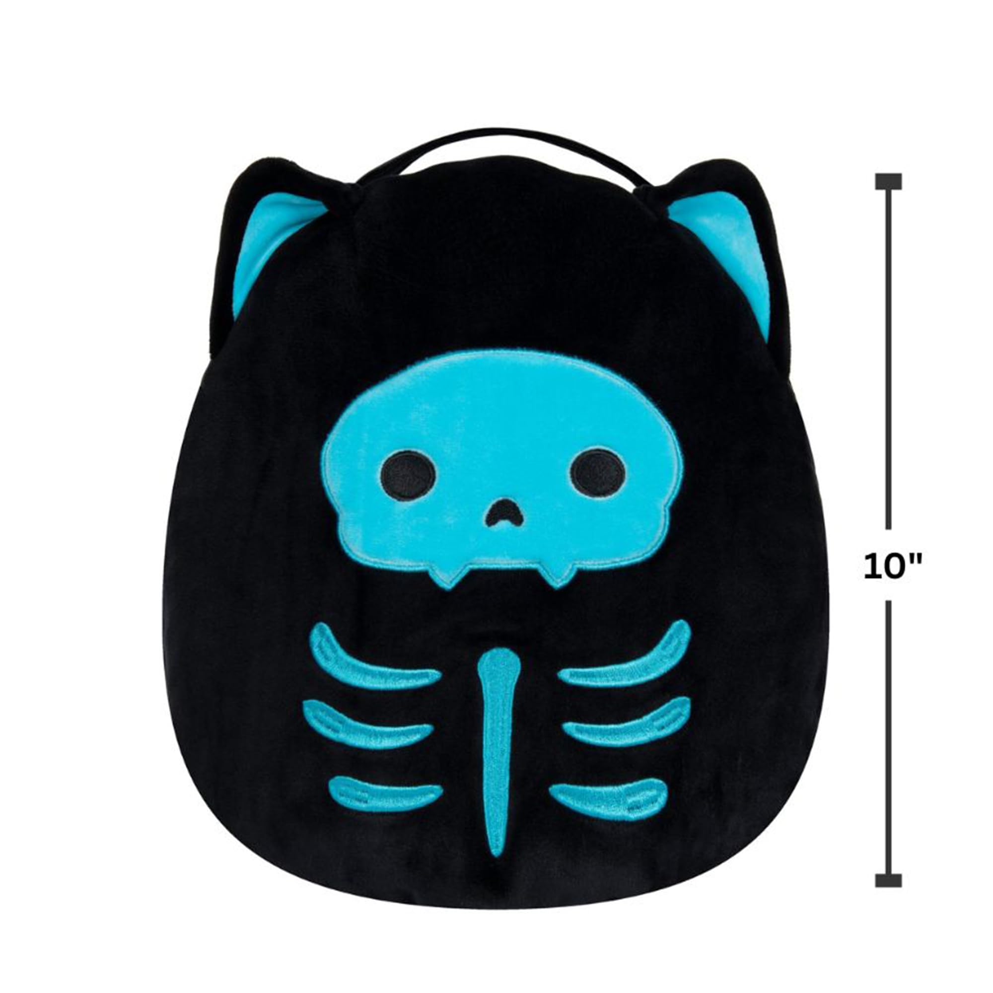 Foto 3 pulgar | Cubo De Golosinas De Peluche Squishmallows Original Stump Skeleton Cat - Venta Internacional.