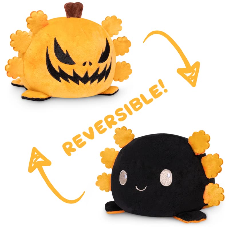 Foto 4 pulgar | Plushie Teeturtle, La Calabaza Negra Original Reversible De Axolotl - Venta Internacional.